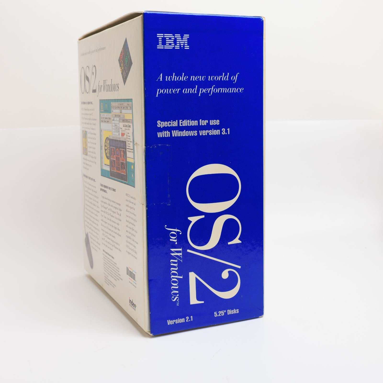 OS/2 for Windows 3.1 5.25″ Disks open box