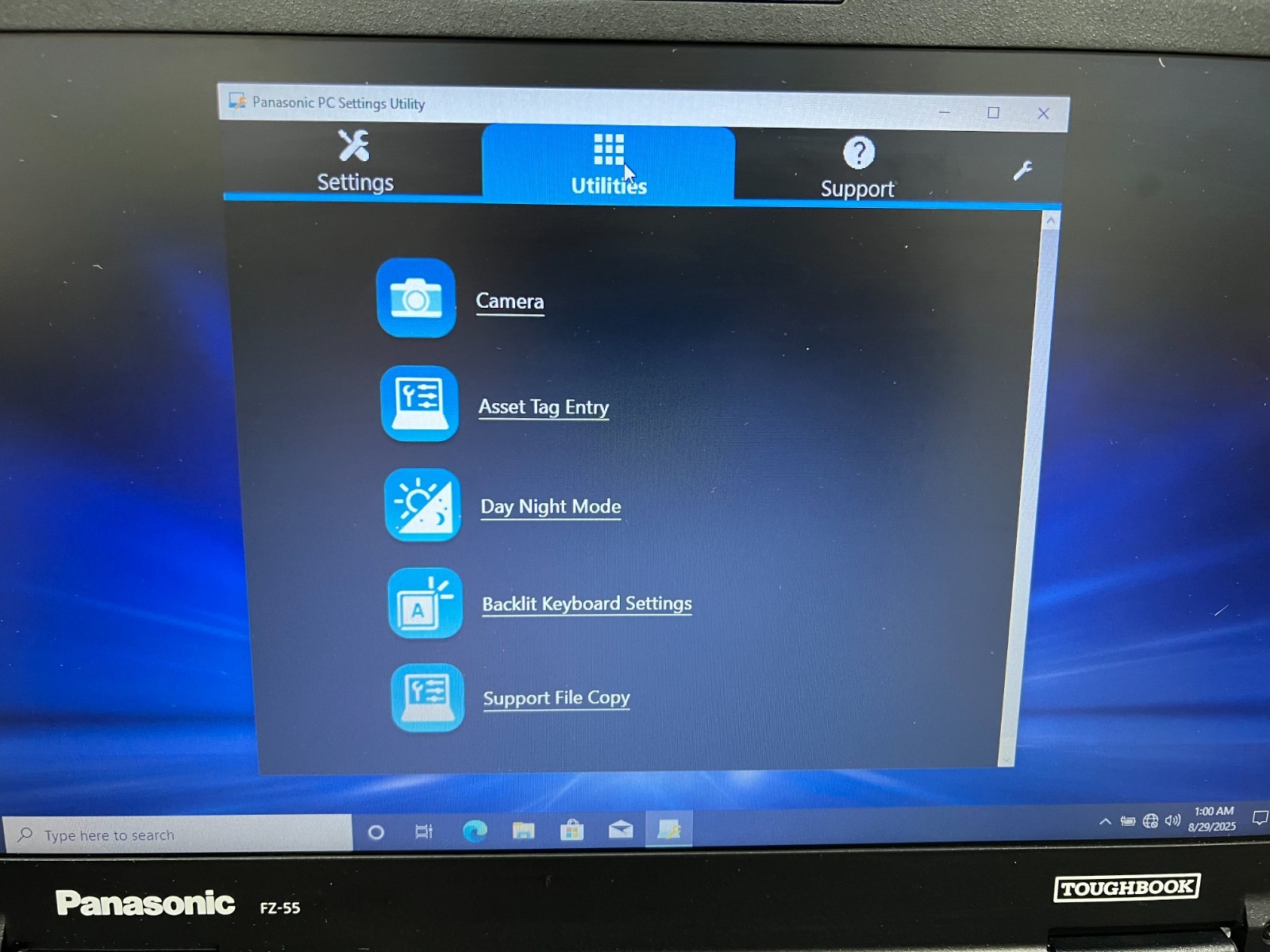 Panasonic FZ-55 mk1 Win10 Pro 20h2, TOUGHBOOK , USB RECOVERY DRIVERS SYSTEM