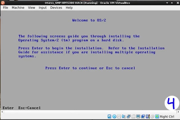 IBM OS/2 for Symmetrical Multiprocessing (SMP) v2.11 16 CPU/CORE kernel, HPFS386