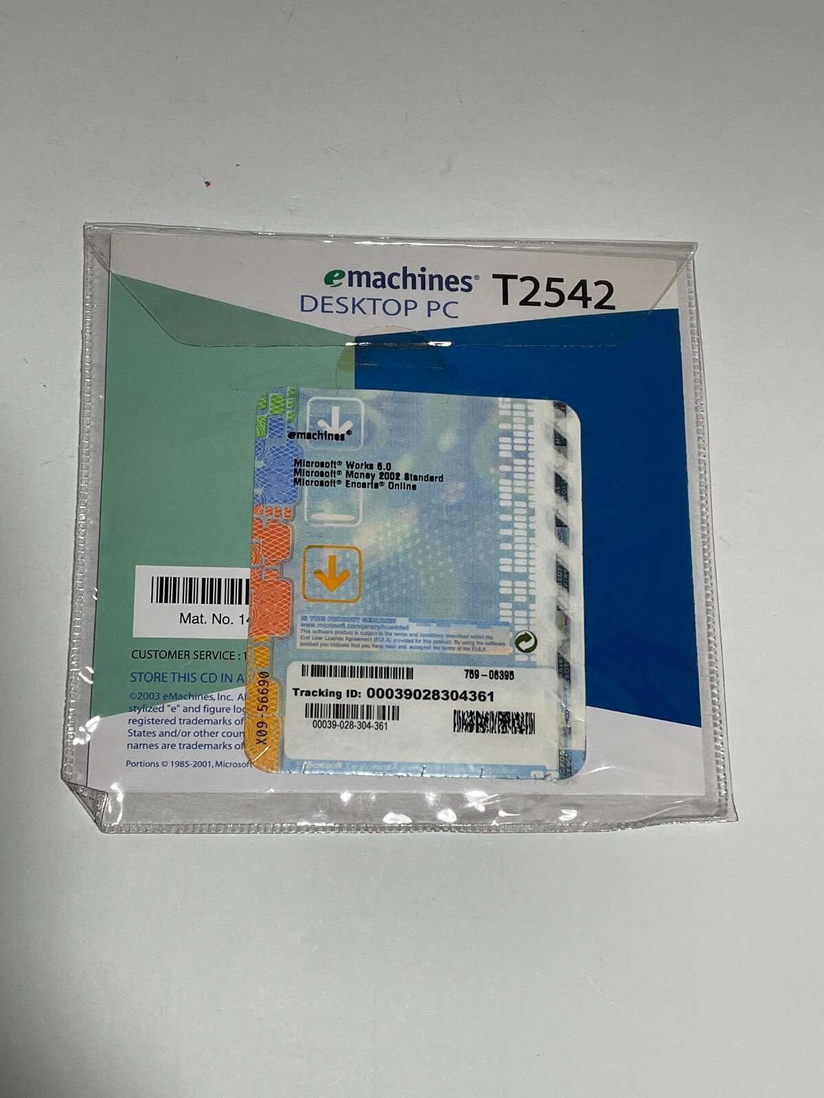 eMachines Restore CD T2542 Version 1.1 Models T2542 – 2 Disc Set for Desktop PC