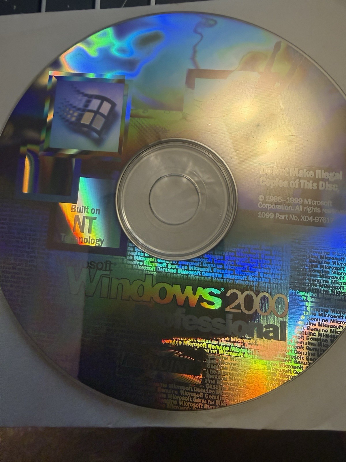 Windows 2000 Professional Disk No Product Key