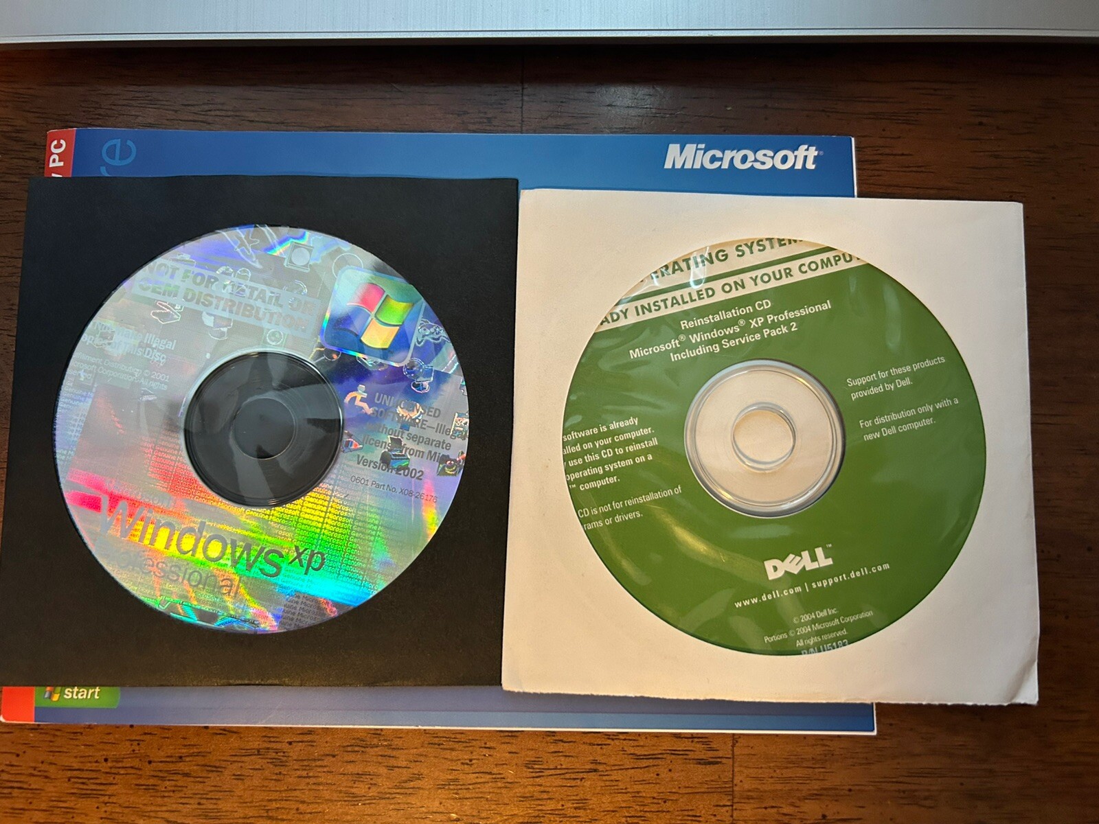 Microsoft Windows XP Professional Version 2002 (no Key) Service Pack 2