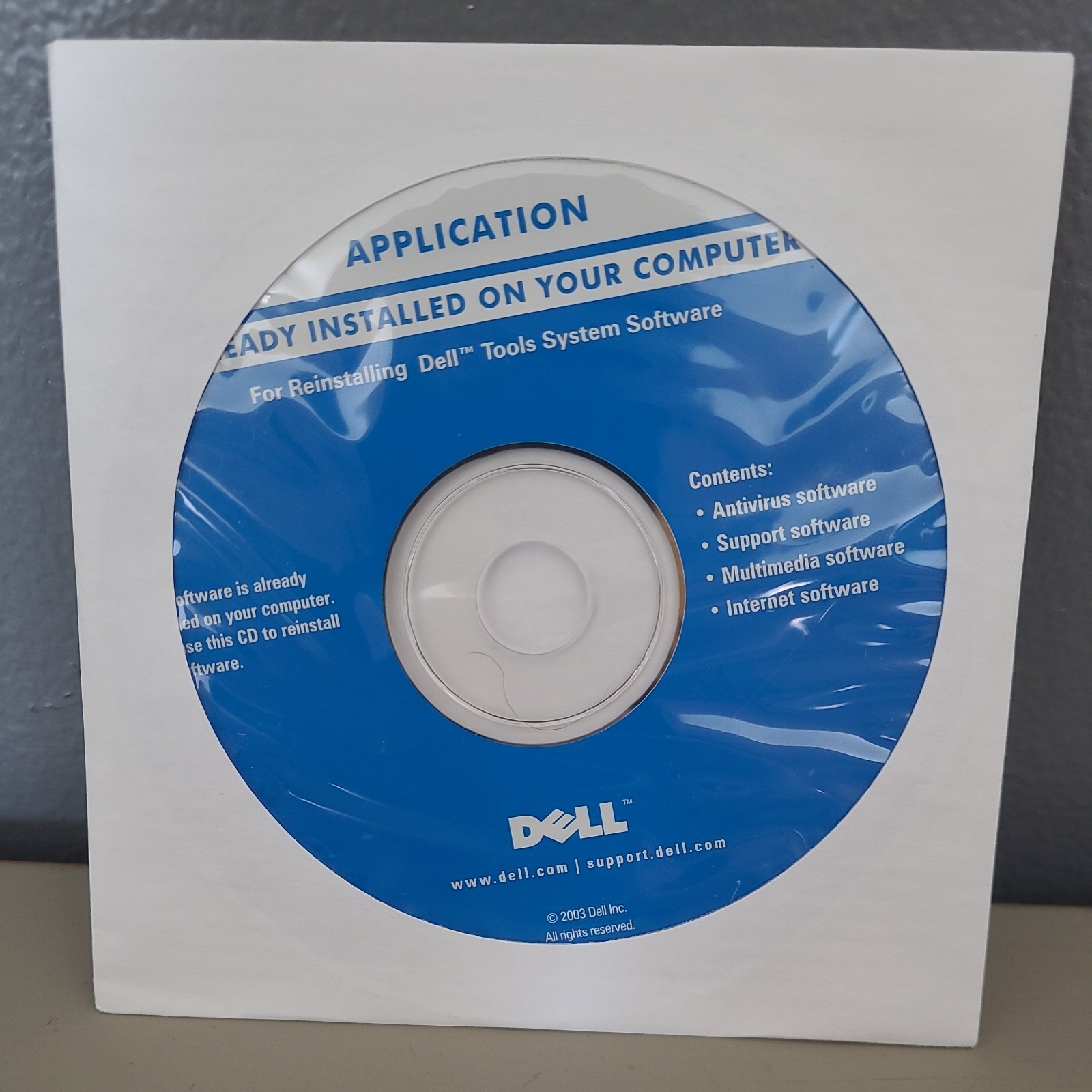 Lot of 2003 Dell Reinstallation Discs for PC and Windows XP Home Edition SP 1a