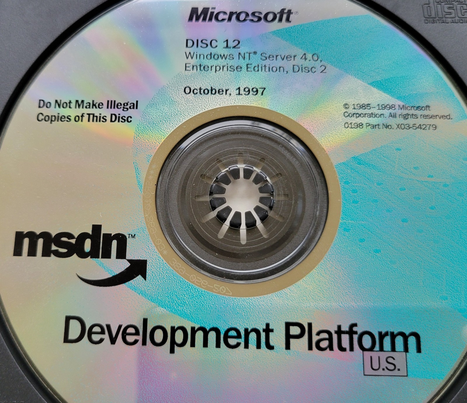 Vintage – Microsoft Windows NT server 4.0 Enterprise Edition – MSDN Development
