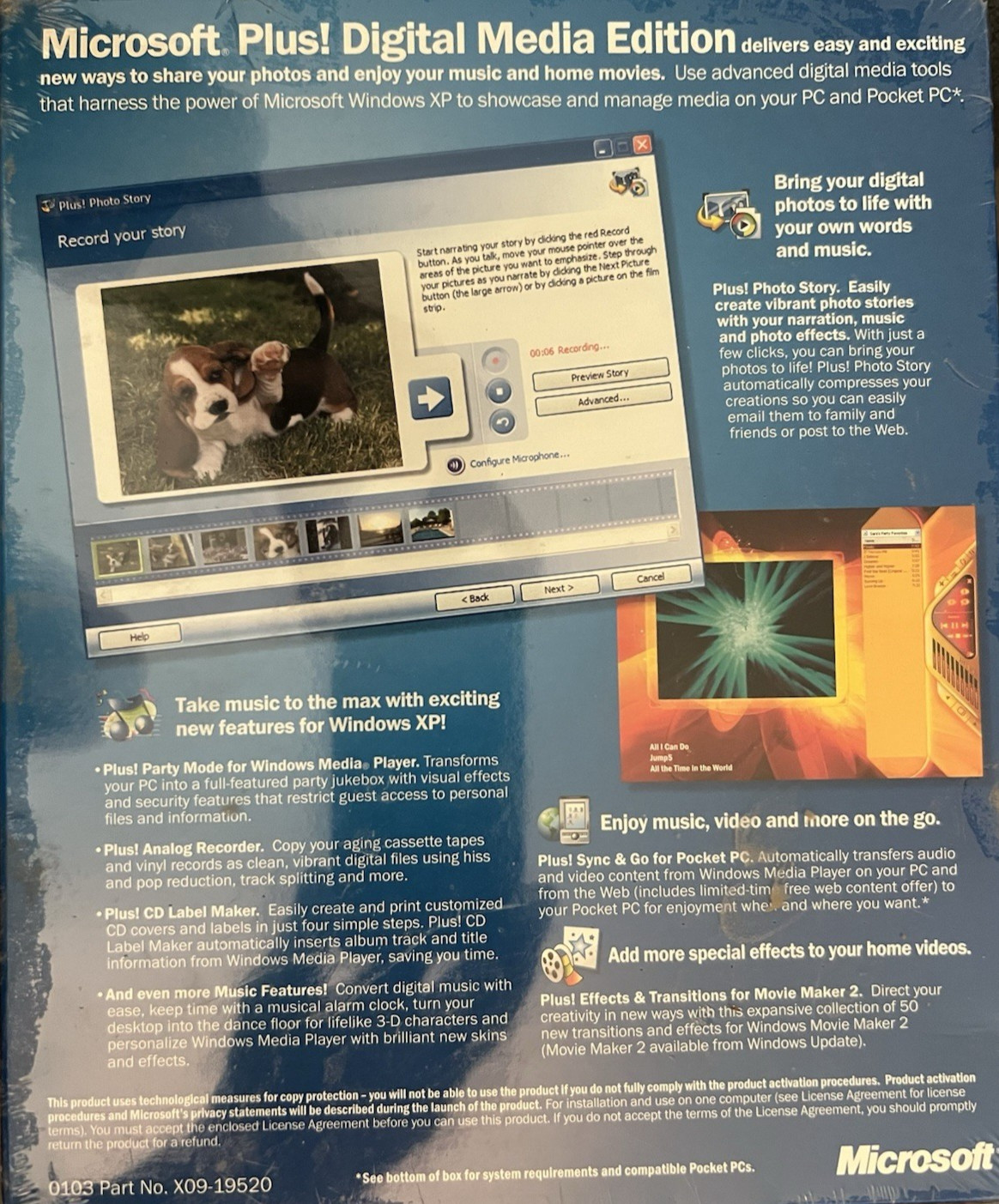 Microsoft Plus! Digital Media Edition Windows XP Sealed