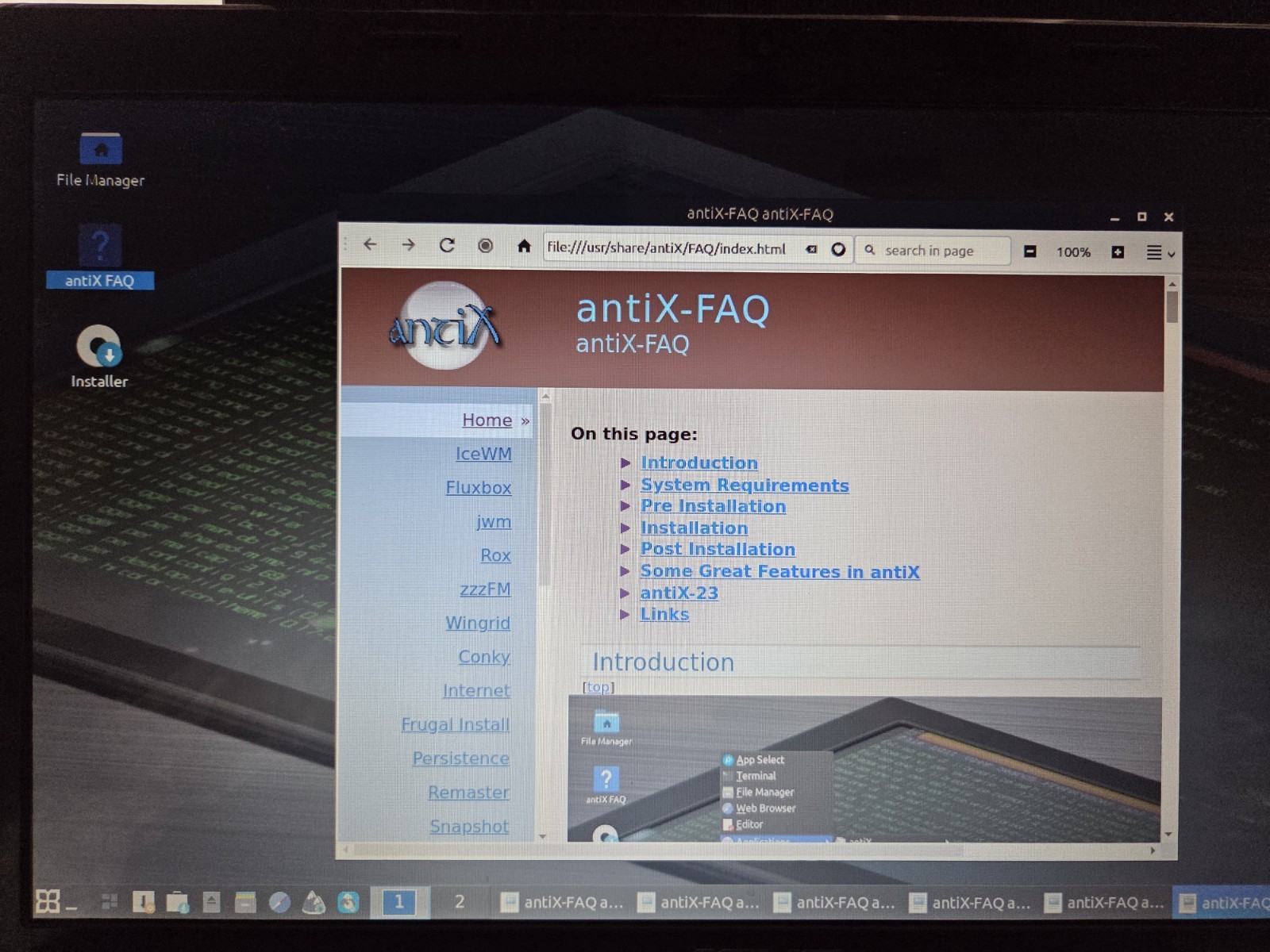 Linux antiX V23.2, 32-bit, Bootable Live and Install USB Flash Drive