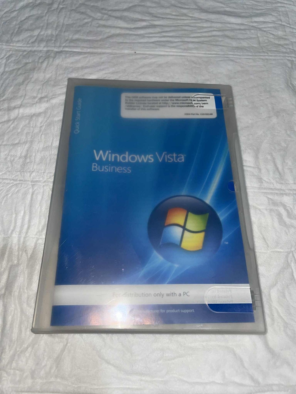 Windows Vista Business 32 bit Full Version w/ Product Key ( Read Description)