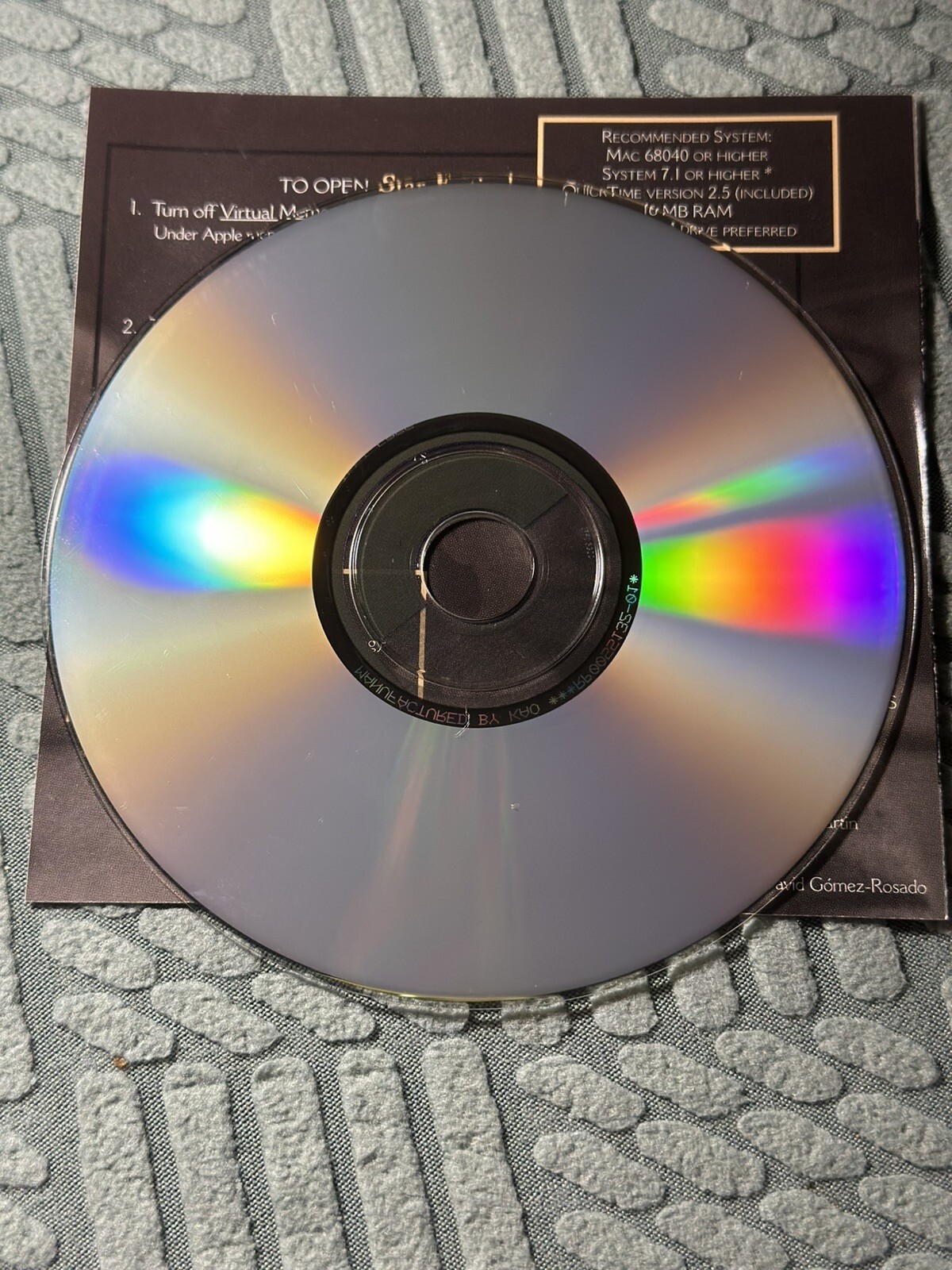 Mac OS Version 1 Star Festival..a return to Japan 1997