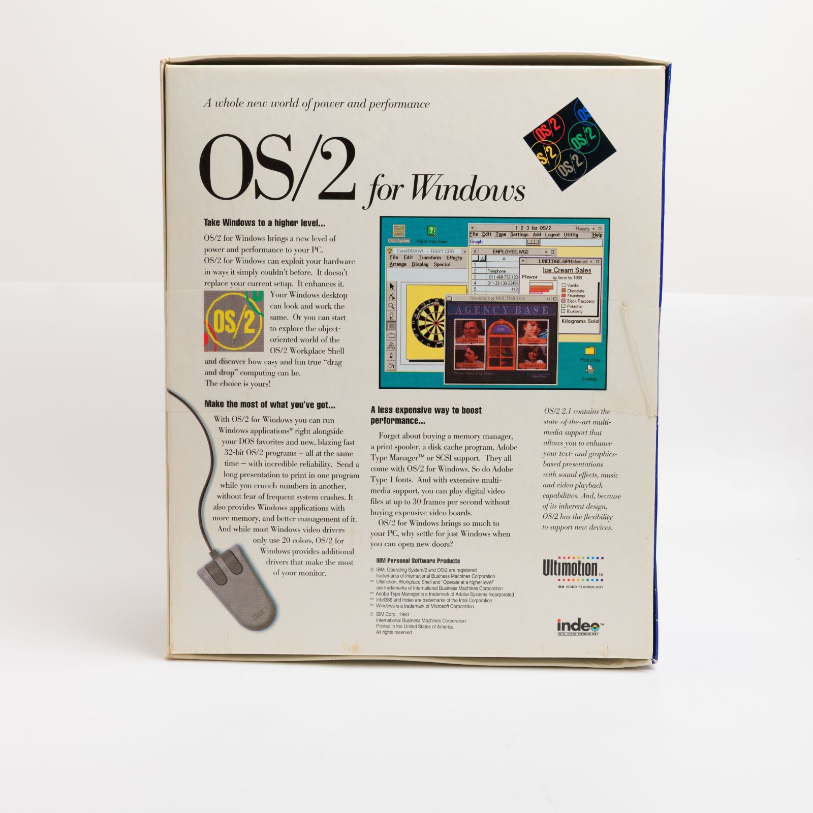 OS/2 for Windows 3.1 5.25″ Disks open box