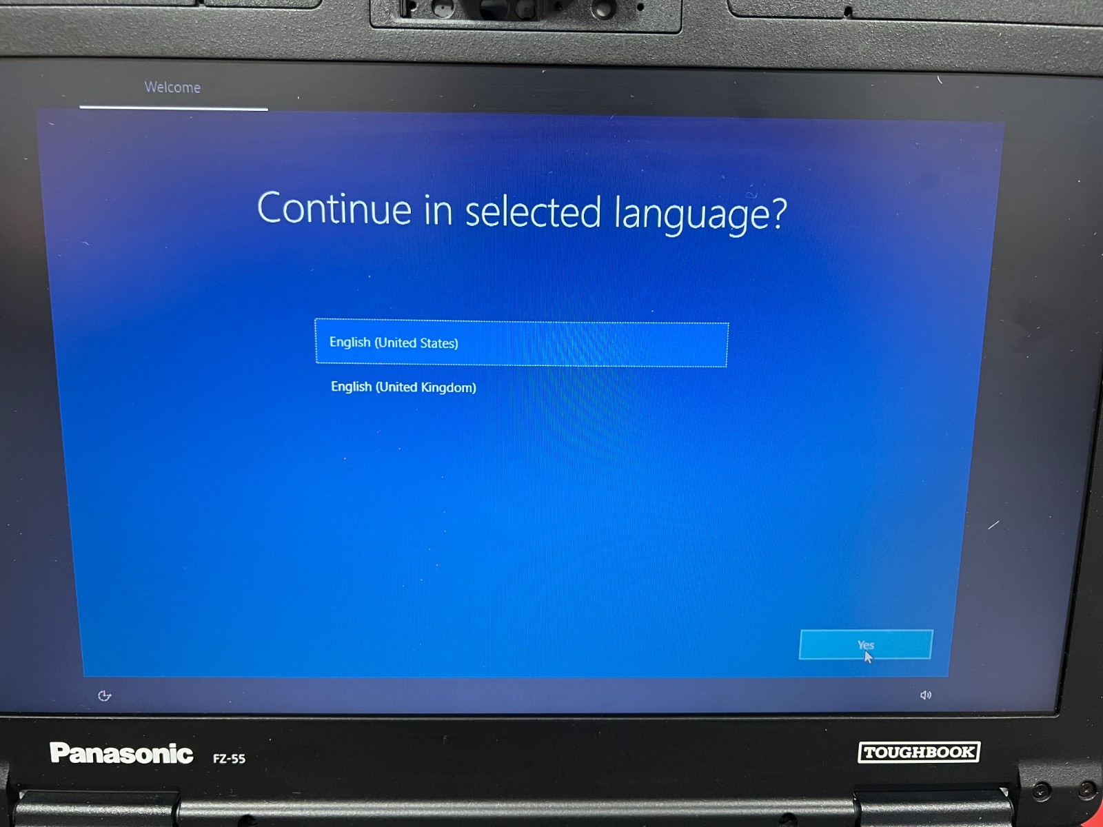 Panasonic FZ-55 mk1 Win10 Pro 20h2, TOUGHBOOK , USB RECOVERY DRIVERS SYSTEM