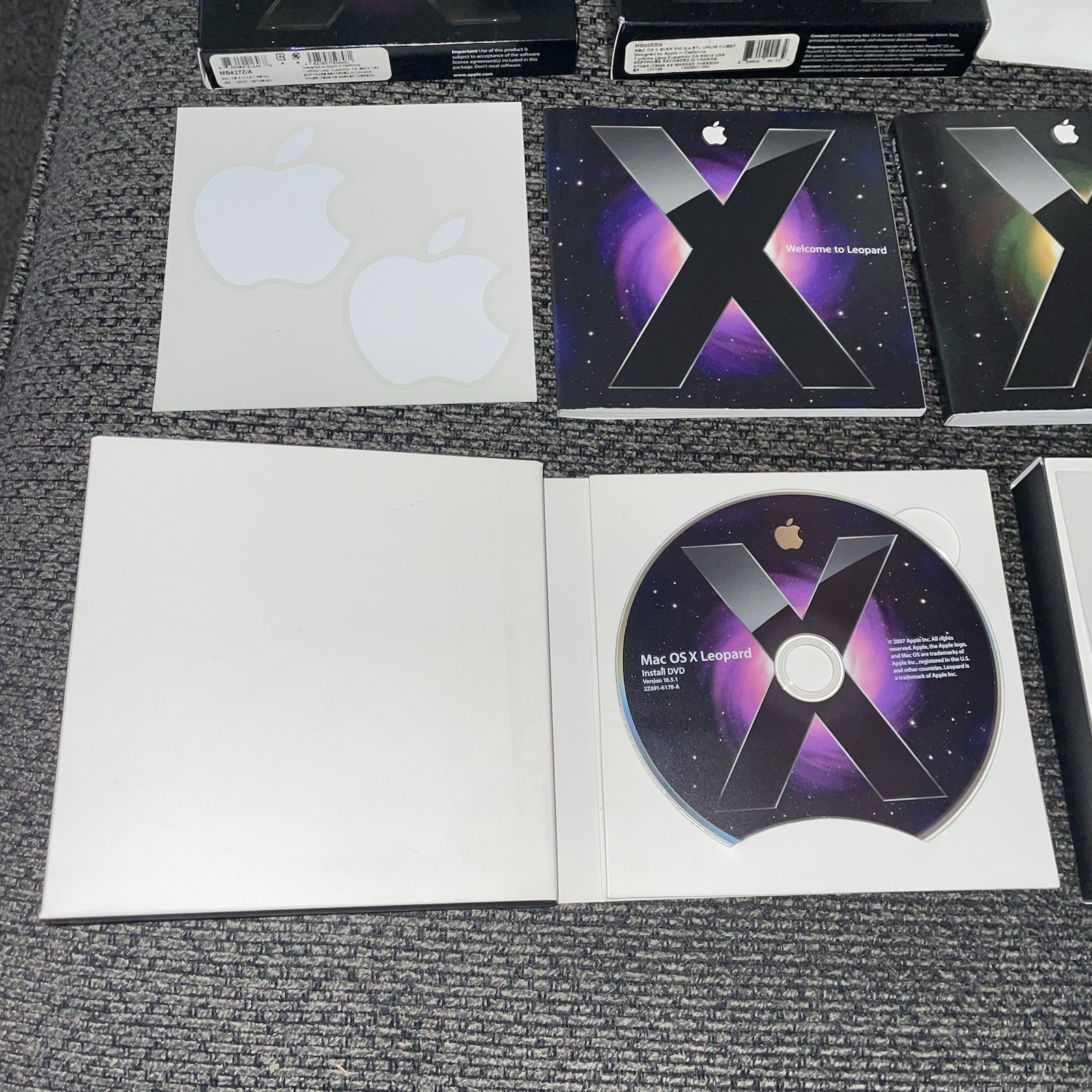 Mac OS X Leopard v10.5.1 Retail Version Install DVD MB427Z/A Sever Purple X
