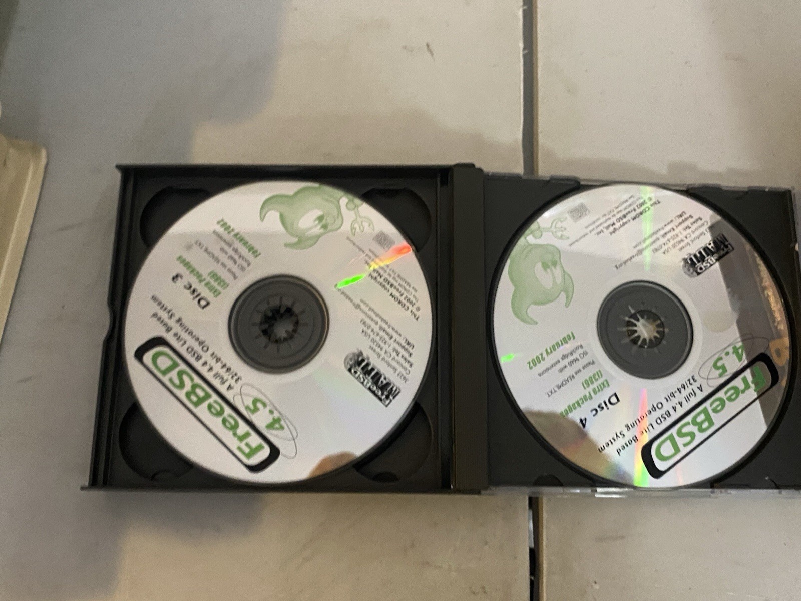 Vintage FreeBSD 4.5 February 2002 Operating System PC x86 32/64-bit CD Set