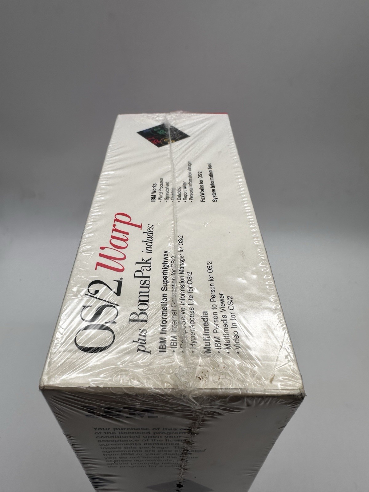 IBM OS/2 Warp Version 3 Operating System Plus Bonus Pak 3.5″ – Brand New Sealed