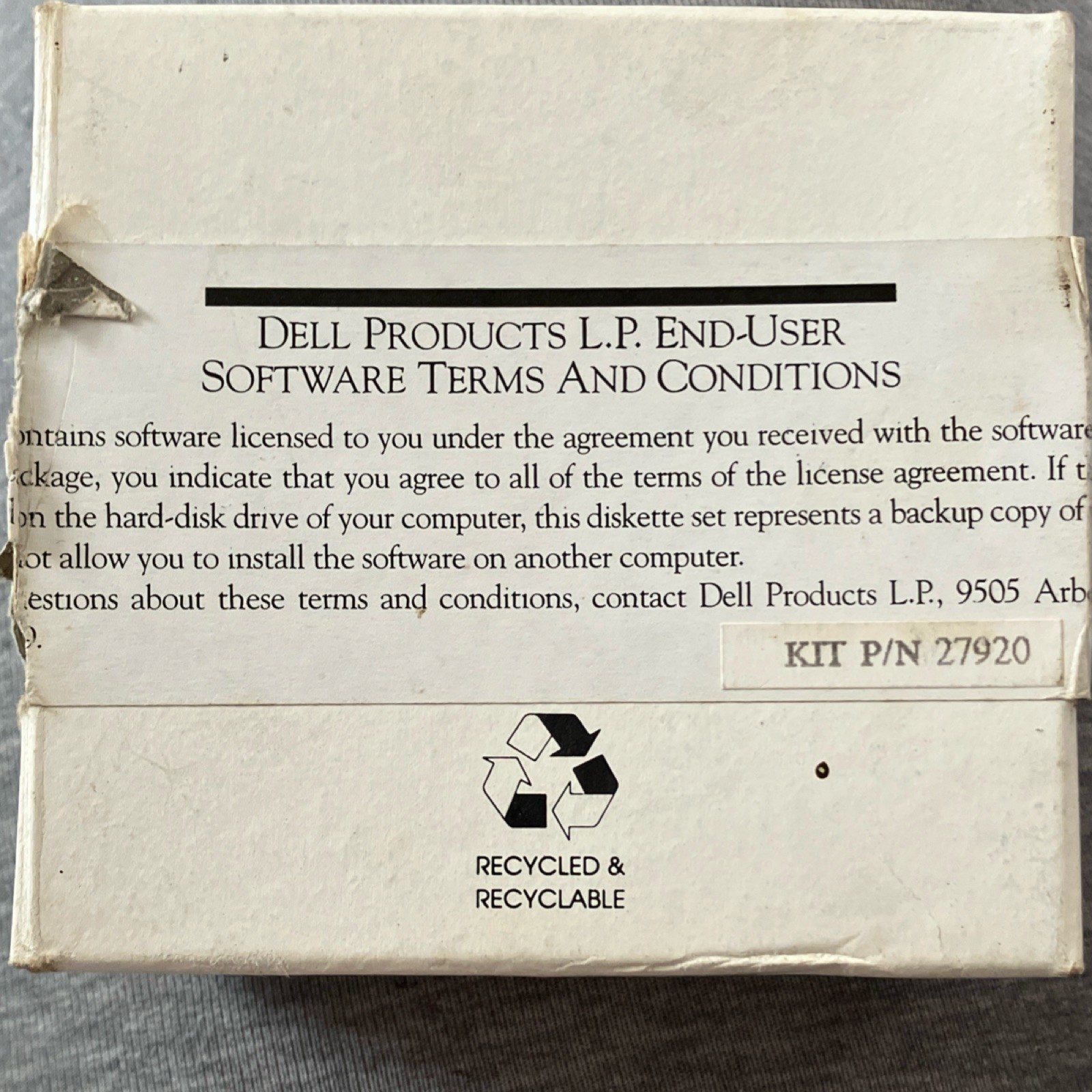 Vintage 1992 Dell Microsoft Windows 3.1 3.5″ Floppy Disk Operating System Set