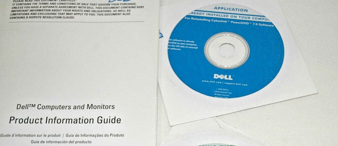 „Dell Reinstallation Discs for Precision M6300 & others – 4 CD Set” see listing