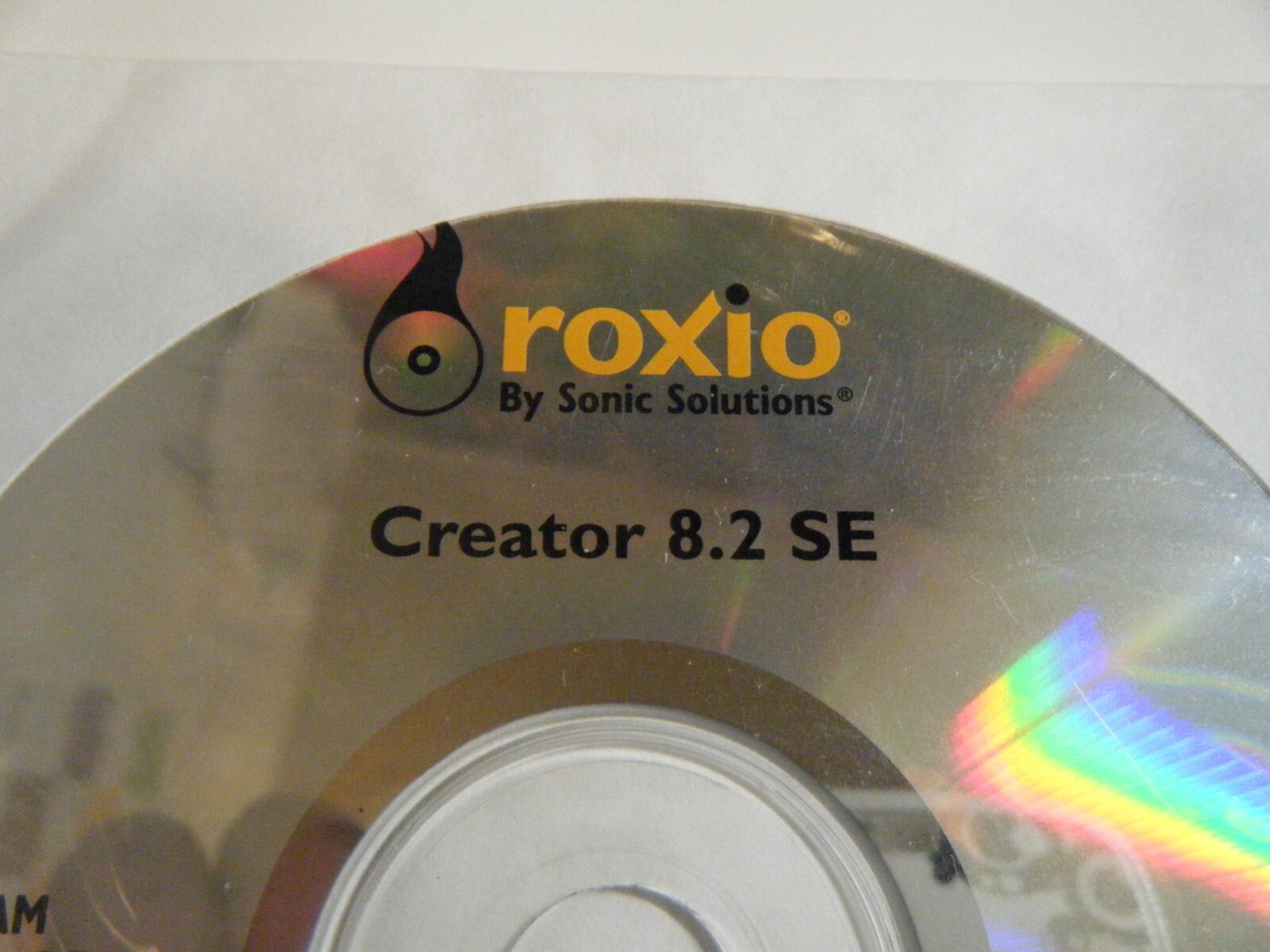 New Roxio Creator 8.2 SE CD. Software for video editing on older systems