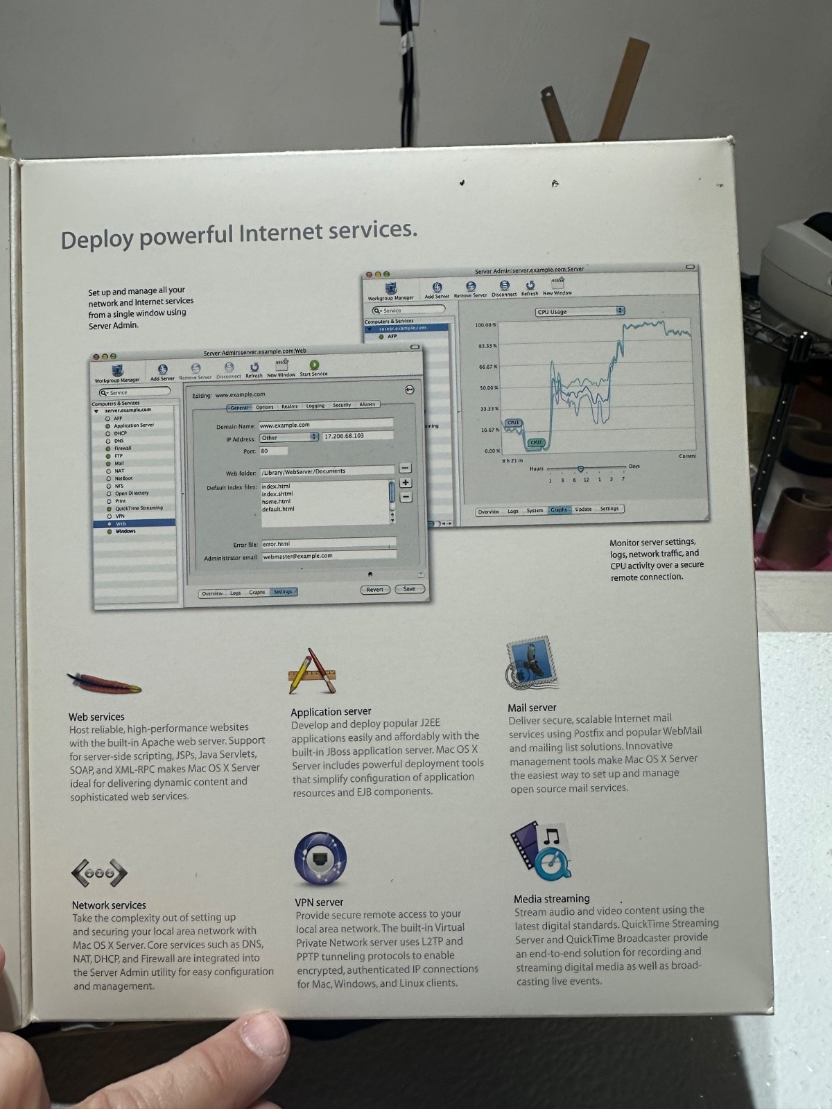Apple Mac OS X Server 10.3 Panther Unlimited Clients, Activation Key M9236Z/A