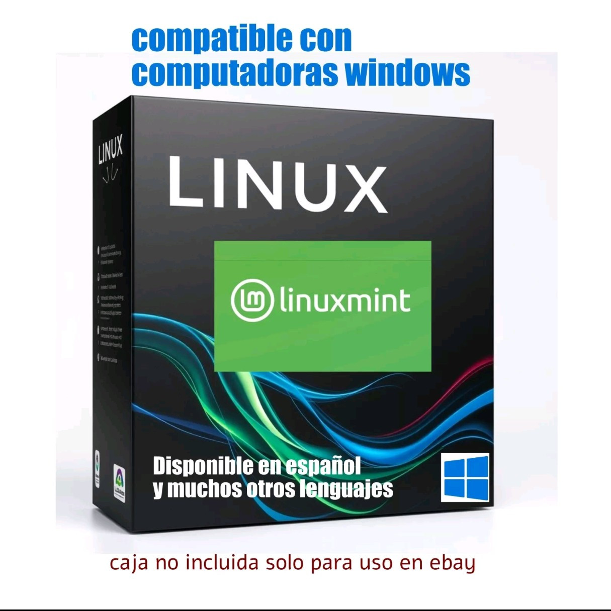 Sistema Operativo Alternativo LINUX MINT 22 Cinnamon (64bit) Disco fisico.