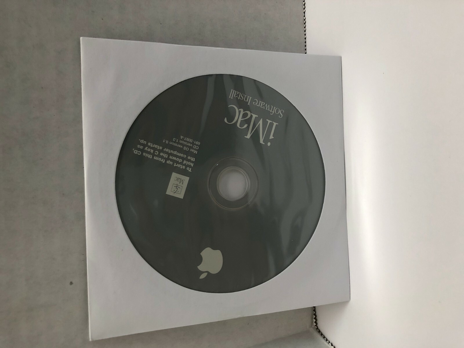 Apple iMac Software Restore CD’s of OS 9.1, Mac OS X 10.0.3 CD Version 1.1