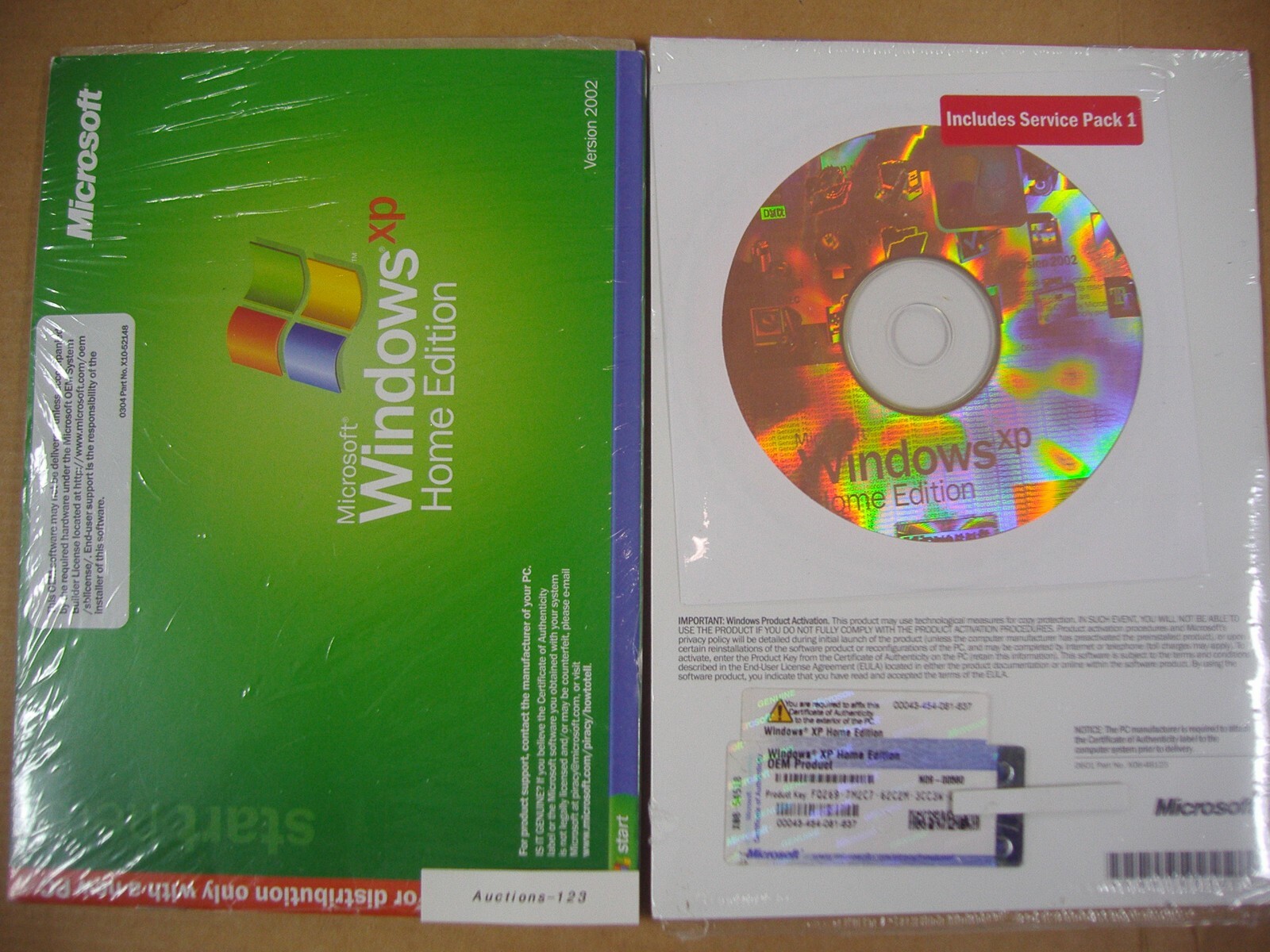 MICROSOFT WINDOWS XP HOME FULL ENGLISH OPERATING SYSTEM OS MS WIN =NEW SEALED=