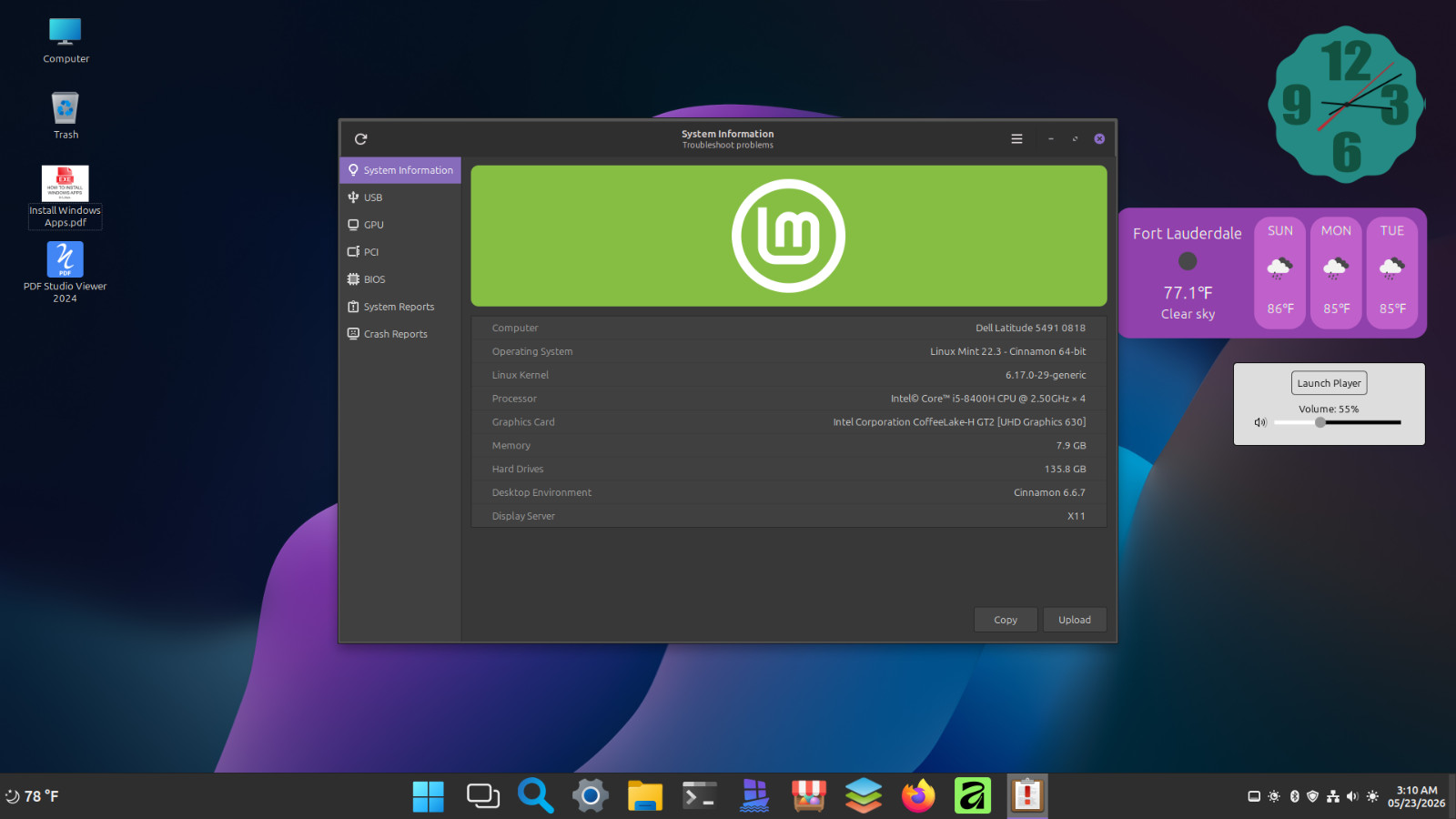 Linux Mint 22.3 Preloaded on 2.5″ 500GB Hard Drive (Windows 11 theming) #5