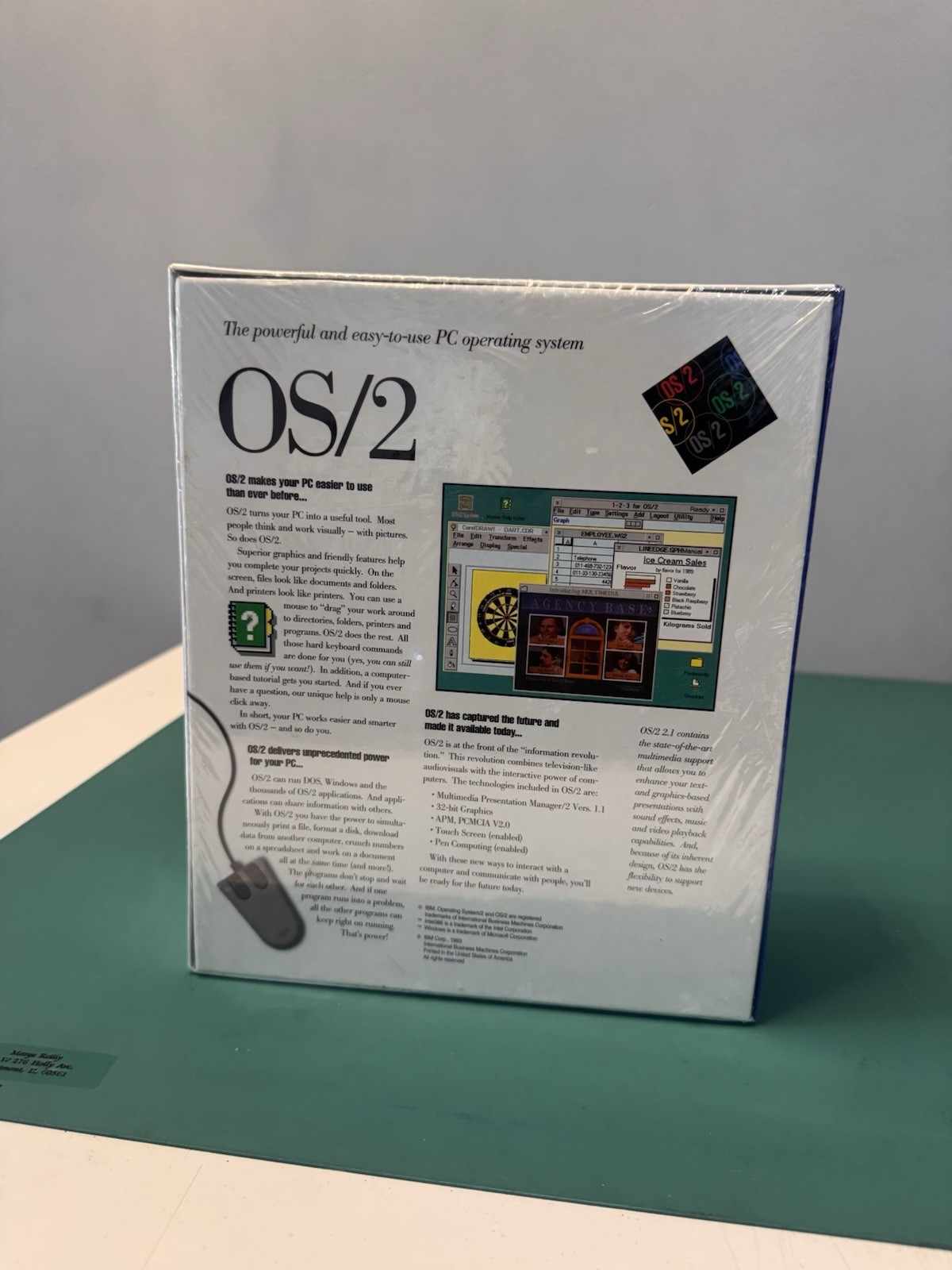 IBM OS/2 Version 2.1 Upgrade Edition Operating System 3.5″ Floppy, English
