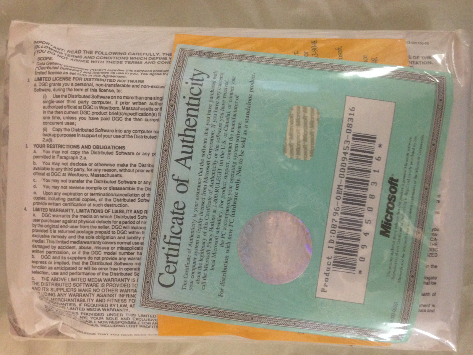 Portuguese Microsoft Windows for Workgroups 3.11 & MS-DOS 6.21 Diskettes Manual