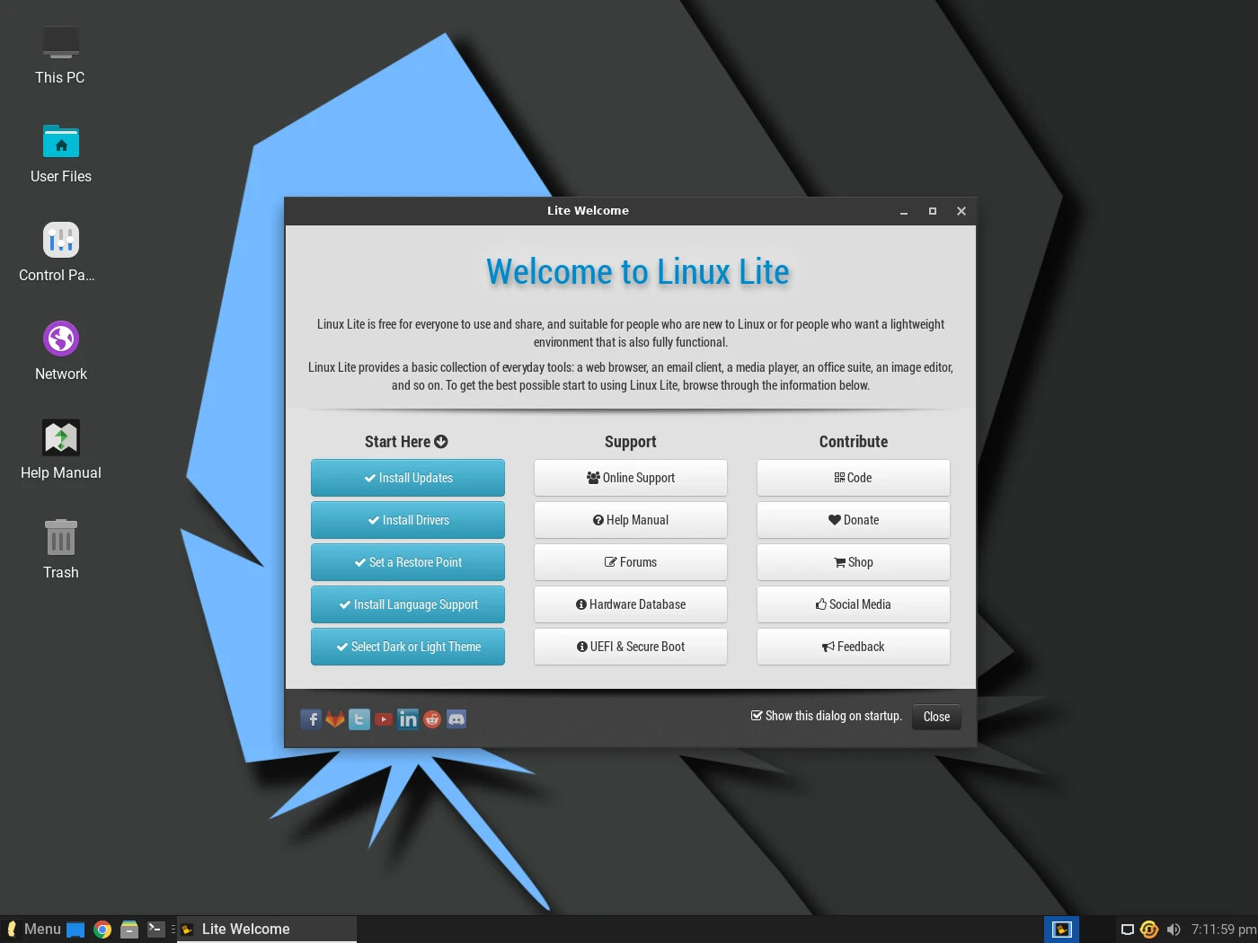 Linux Lite 7 64-Bit DVD – Lightweight Linux Operating System