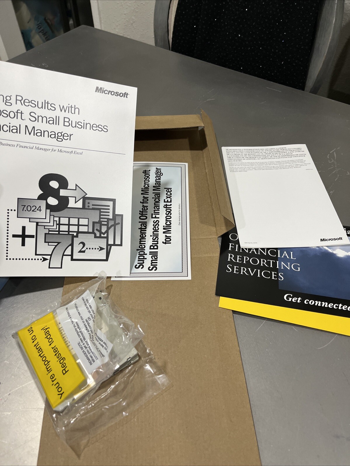 Microsoft Small Business Financial Manager Designed For Windows 95 3.5 Floppy Di