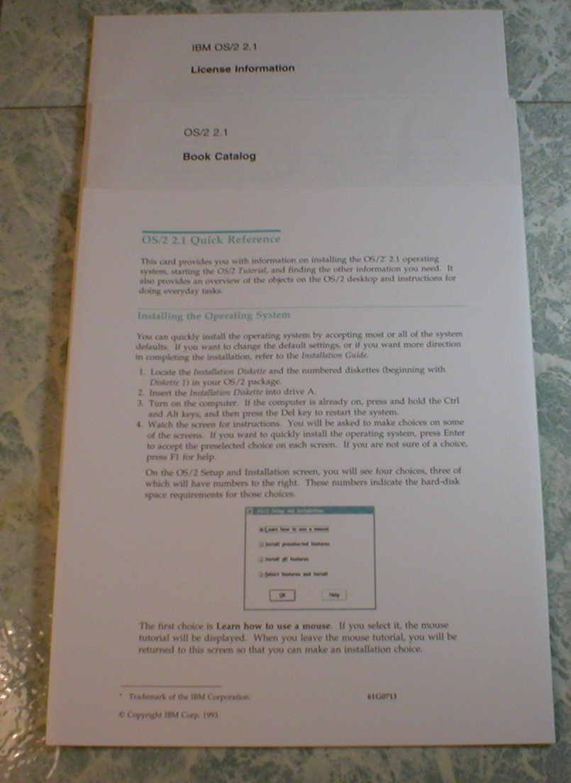IBM OS/2 Version 2.1 –3.5” Floppy Disks–Open Box–Disks Still Sealed +2 OS/2 Mags