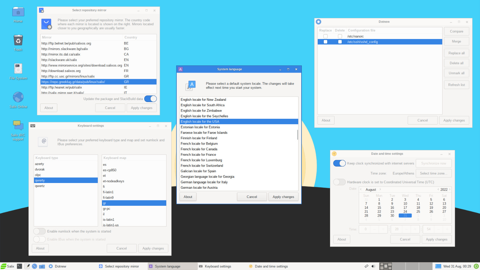 Salix Linux 15.0 – DVD or USB Flash Drive
