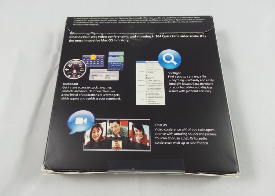 Apple Mac OS X Tiger 10.4 – Grade A (MA453Z/A)