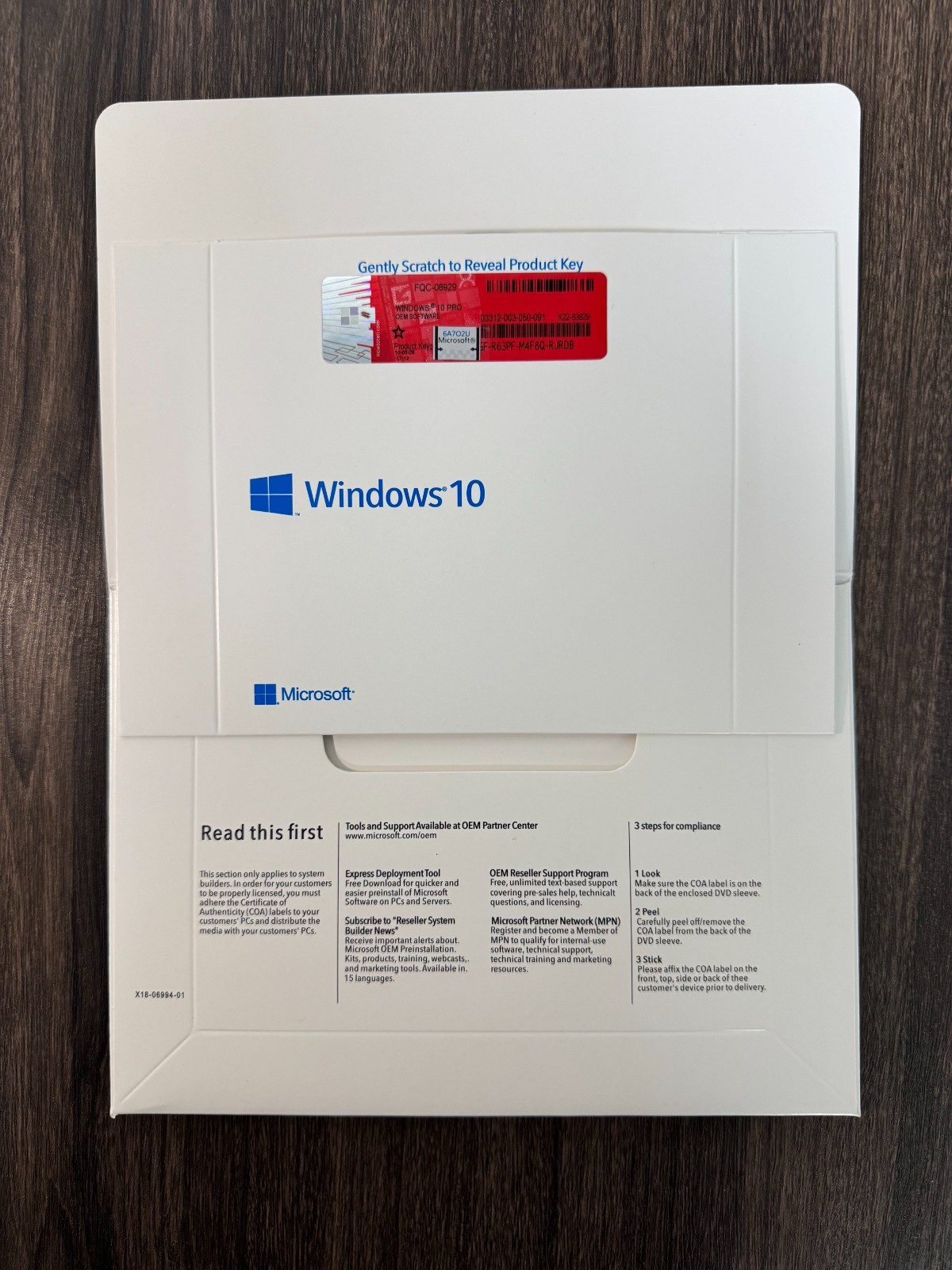 Windows 10 Pro 64 bit DVD Product Key New & Sealed Local Seller | Free Shipping
