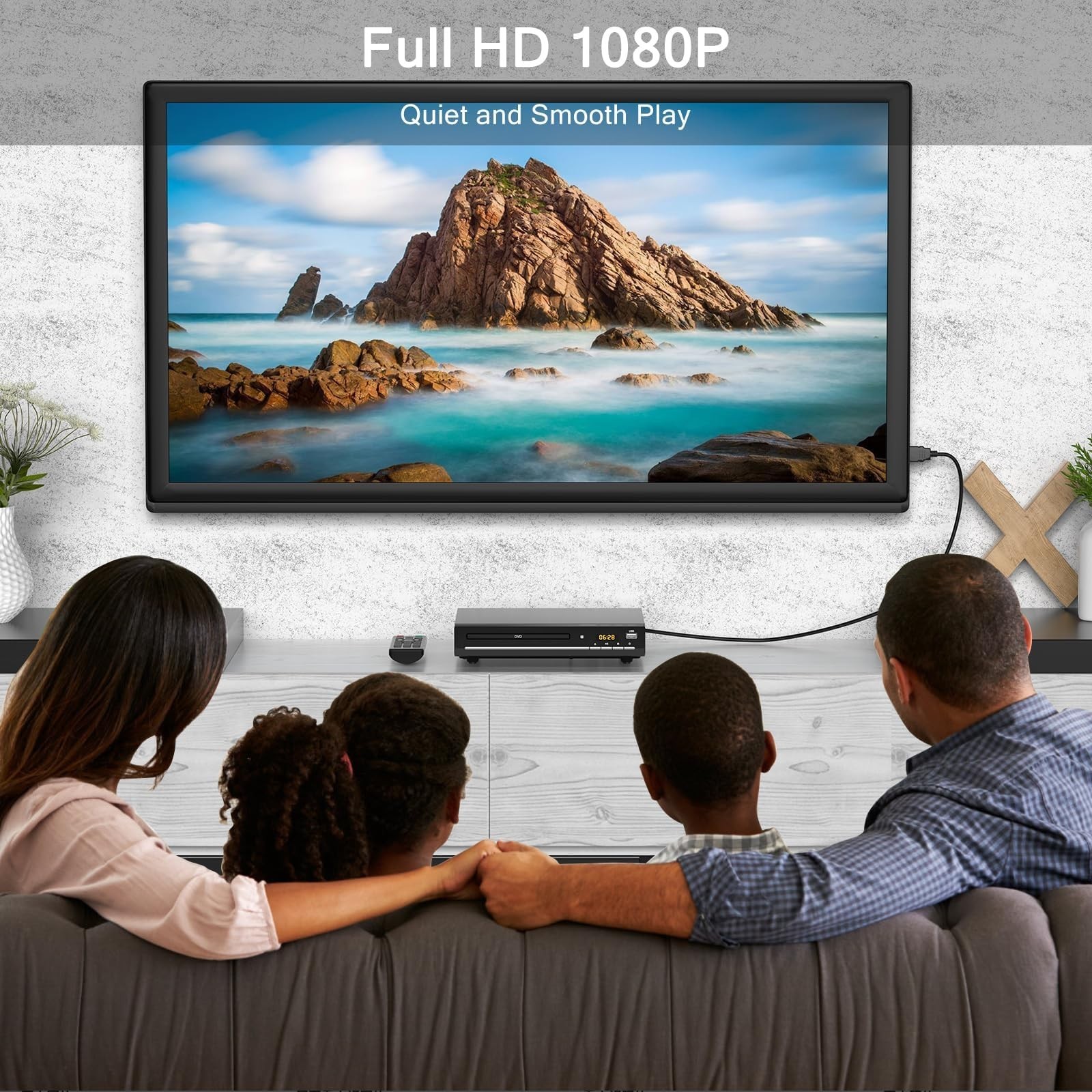 DVD Players for TV with HDMI,Plays All Regions and Formats,CD Player for Home…