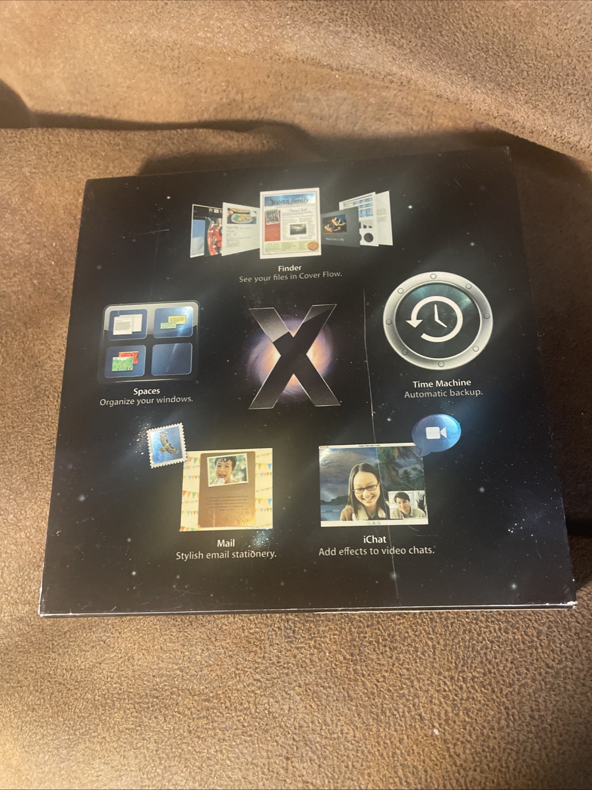 Mac OS x Leopard 10.5 With Manual And Stickers 2007