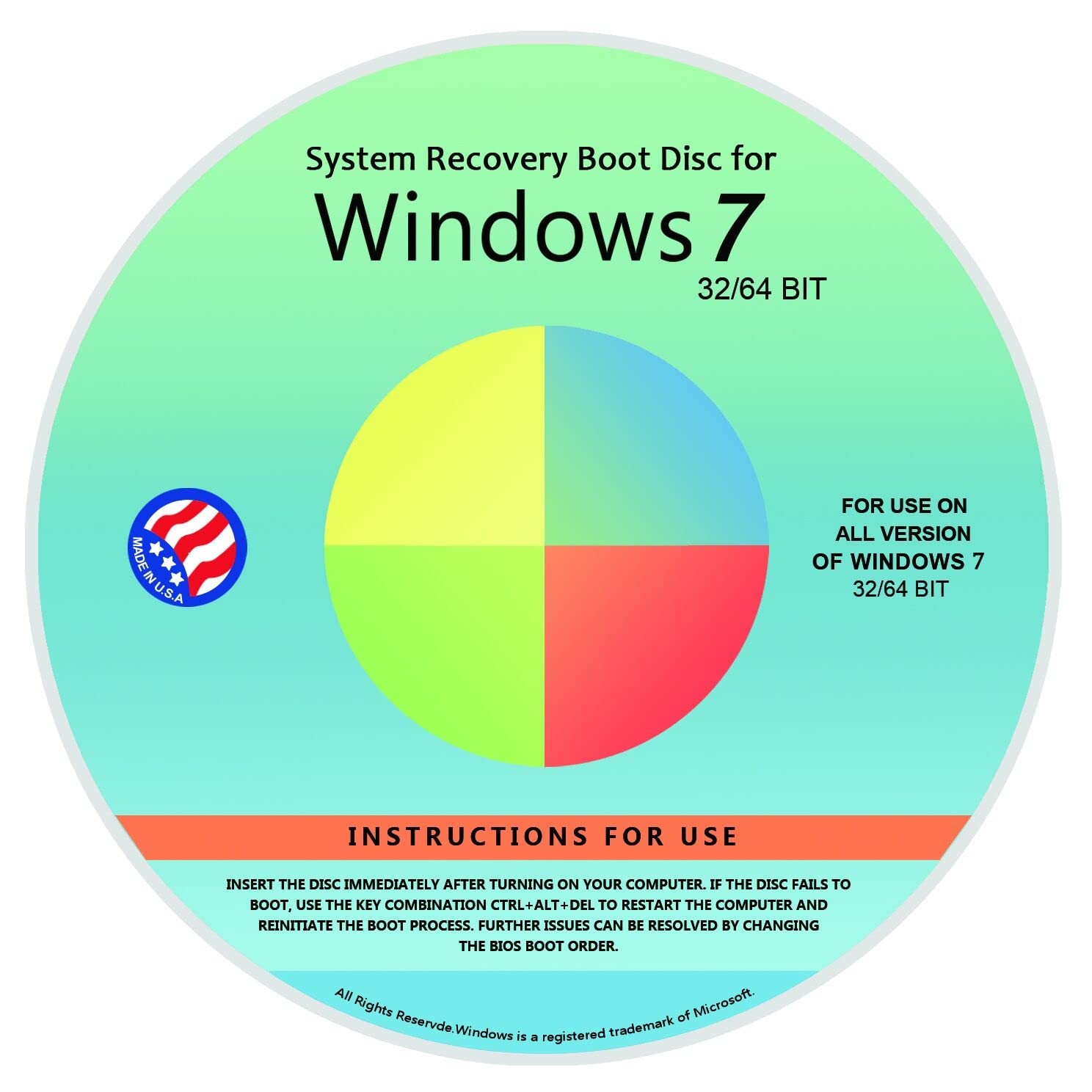 Ralix Reinstall DVD For Windows 7 All Versions 32/64 bit. Recover, Restore,…