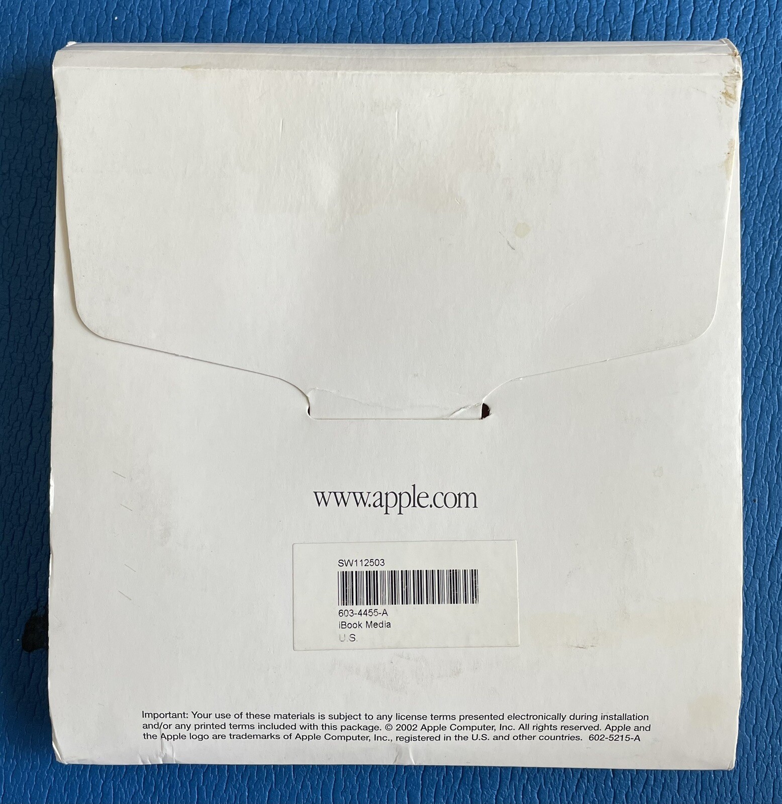 Rare Vintage Apple iBook G4 Install Media P/N: 603-4455-A