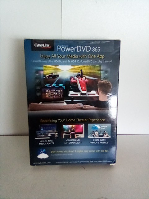 Cyberlink PowerDVD 365 World’s Number 1 Blu-Ray and Media Player