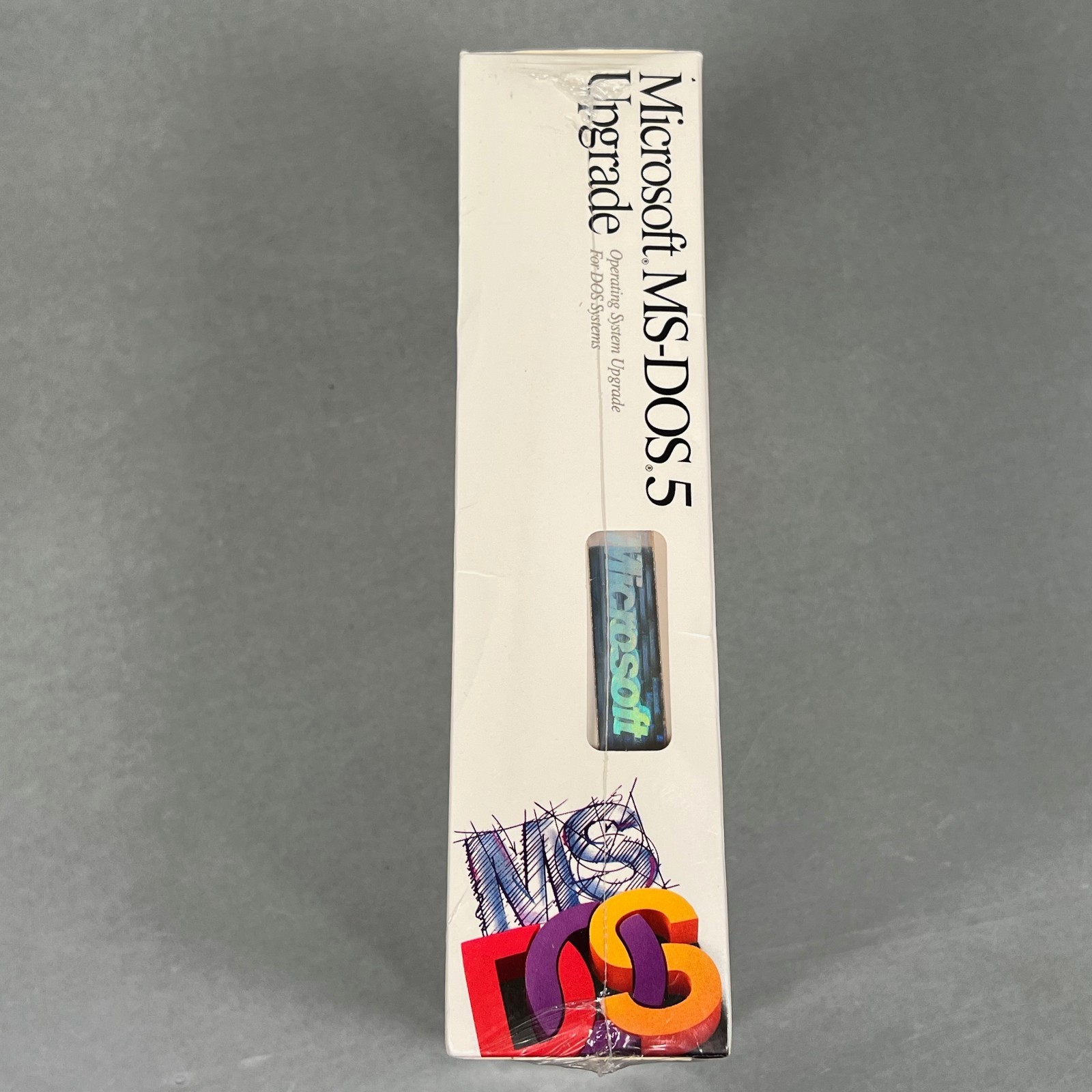 SEALED Vintage Microsoft MS-Dos 5 Upgrade PC Software Includes 5.25″ Disks NEW