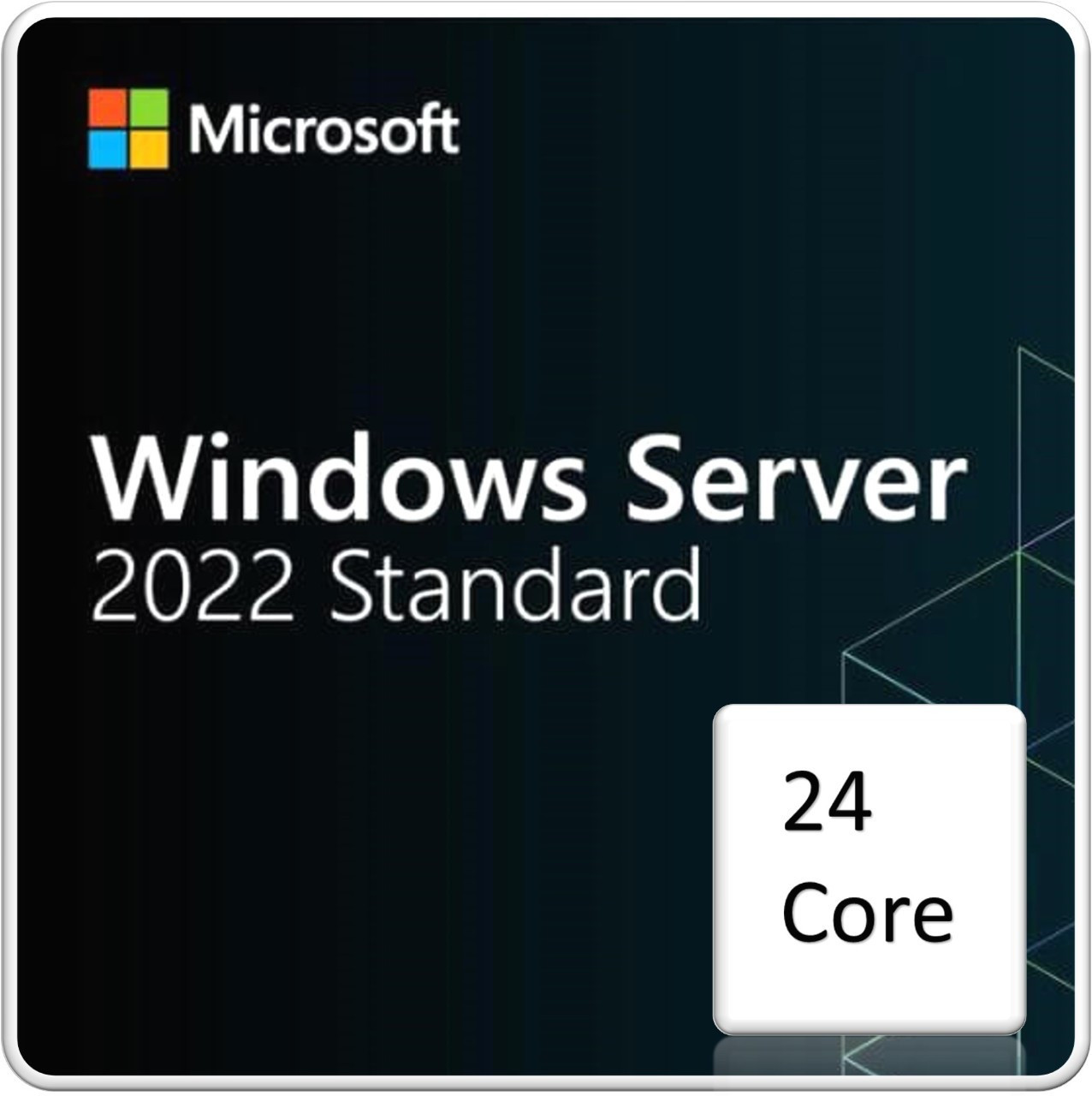 Windows Server 2022 Standard Edition – 24 Core License w/ 10 User CALs