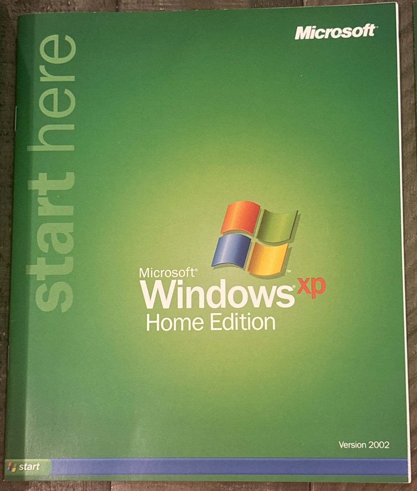 Vintage 2002 Microsoft Windows XP Home Edition Upgrade CD SP1 Full Retail Box!