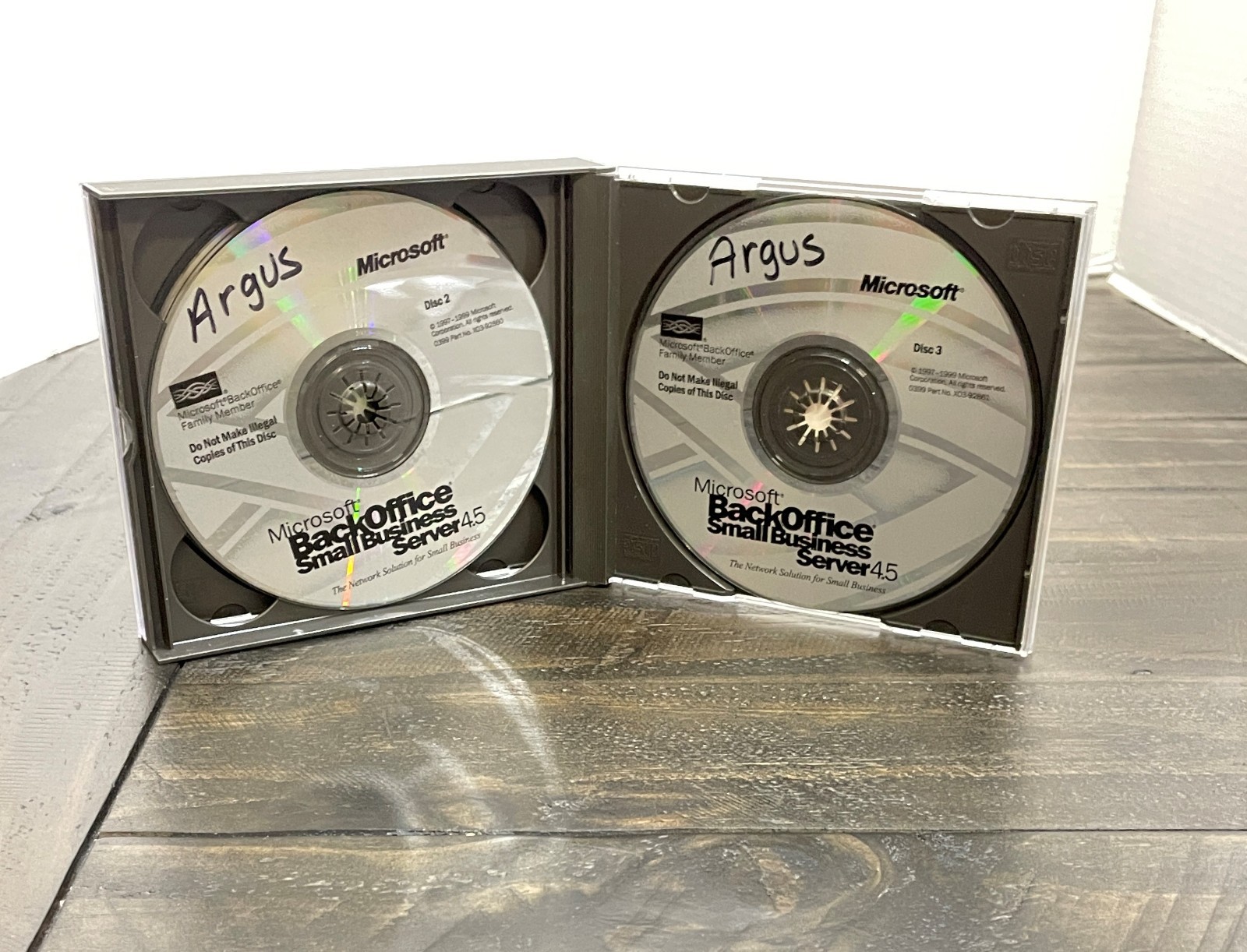 Windows BackOffice Small Business Server 4.0 PC Software Discs CDs 1997 Vtg
