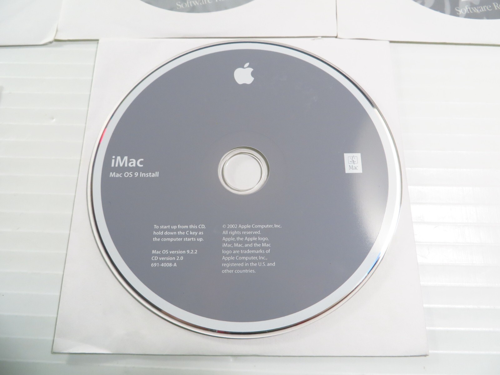 iBook Apple Hardware Test CD and Software Restore OS 10.0.3, OS 9.1, 6 CD Set