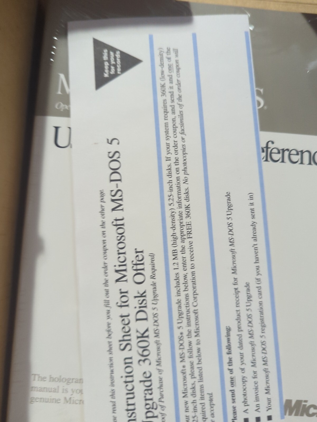 VINTAGE 10 Pack Academic MICROSOFT MS-DOS 5 UPGRADE 5.25″ FLOPPY New