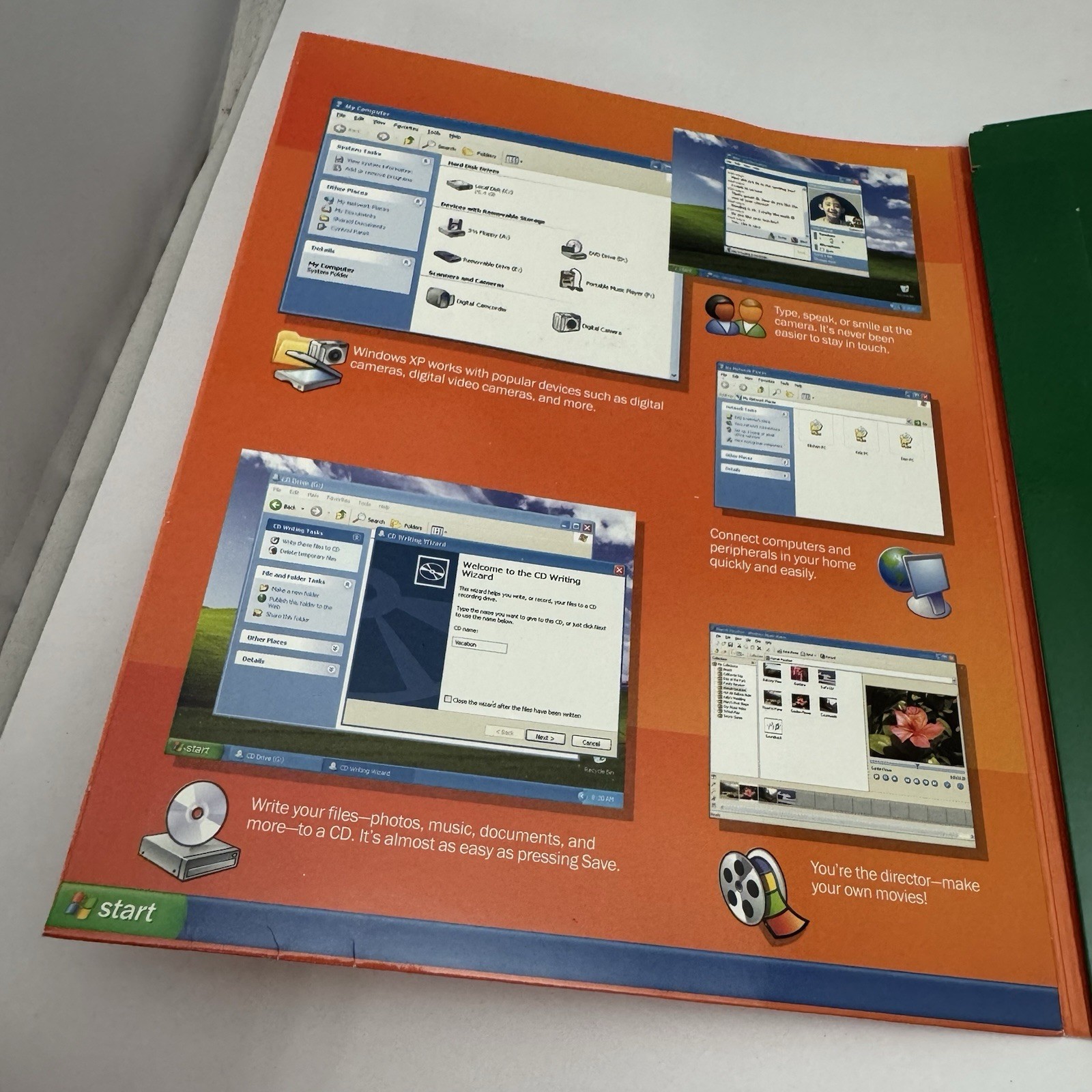 Microsoft Windows XP Home Edition Upgrade Version 2002 w Key USED