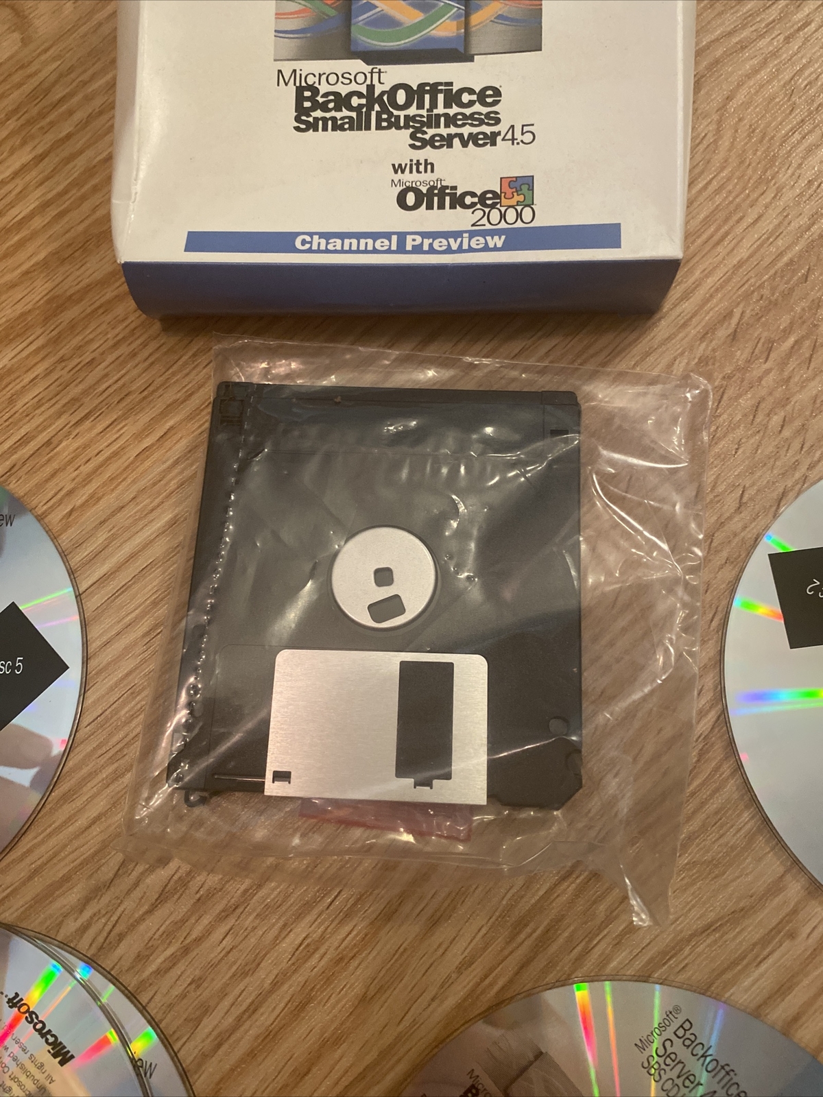Microsoft back office small business server 4.5 channel preview Super Rare New