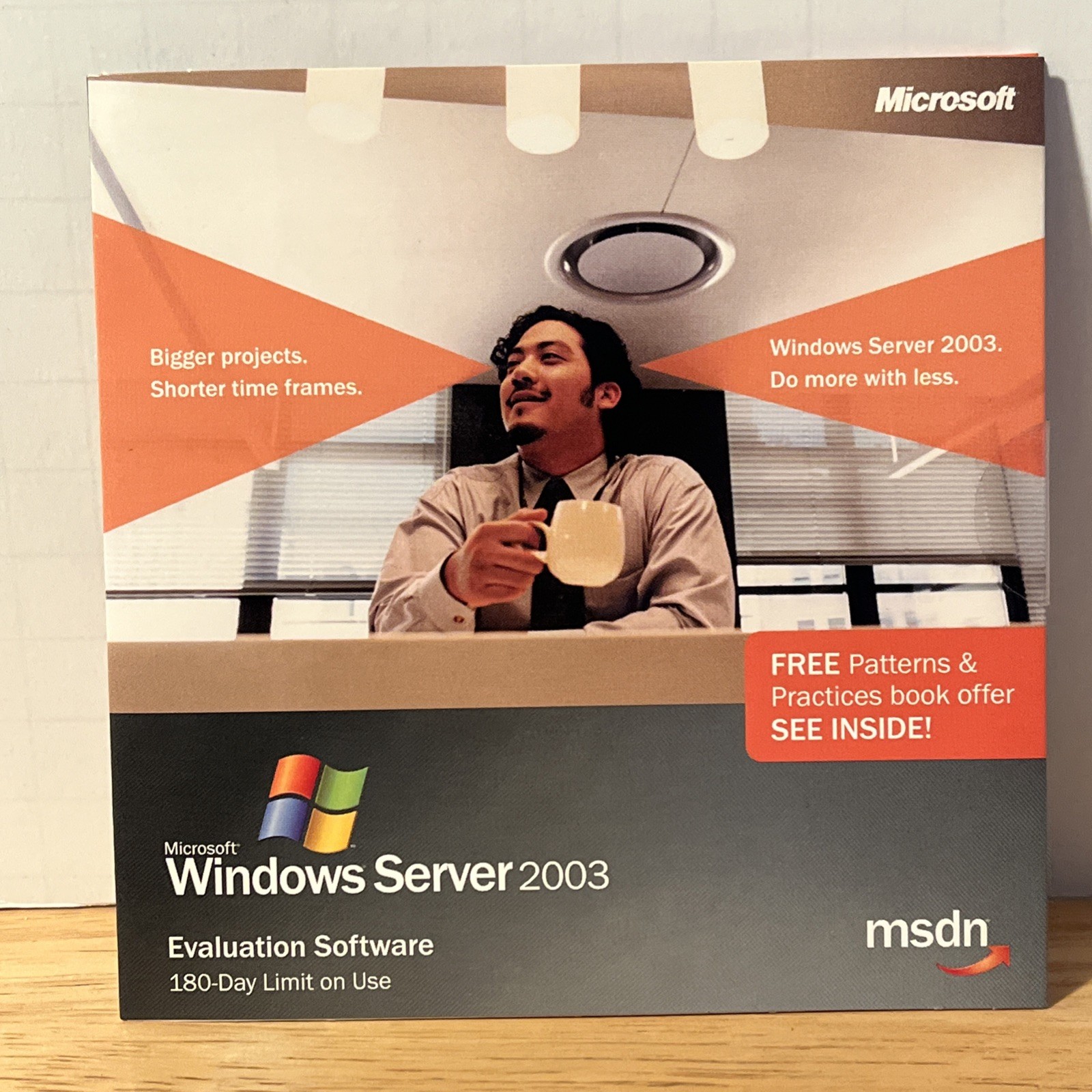 Microsoft Windows Server 2003 – Evaluation Software 180 Day Use Brand New!