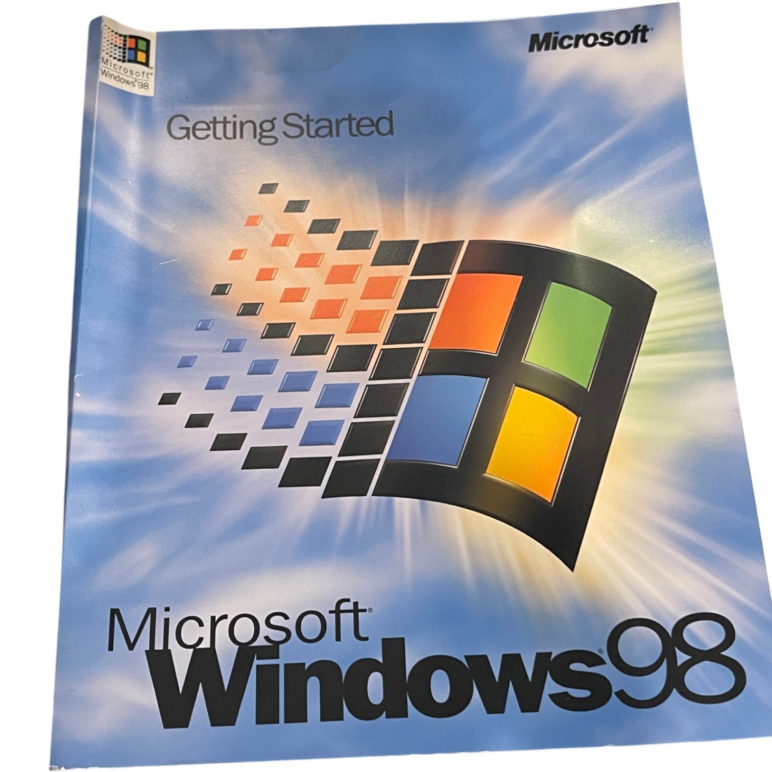 Microsoft Windows 98 Upgrade CD Product Key Manuals Vintage PC Software