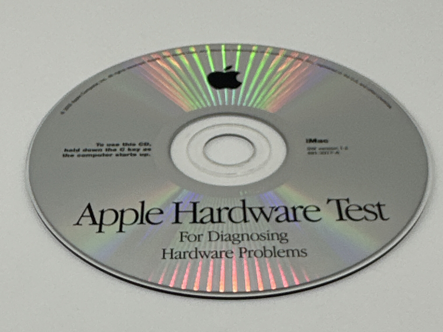 Apple Hardware Test Power Mac G4 SW Version 1.2 CD Disc Macintosh iMac