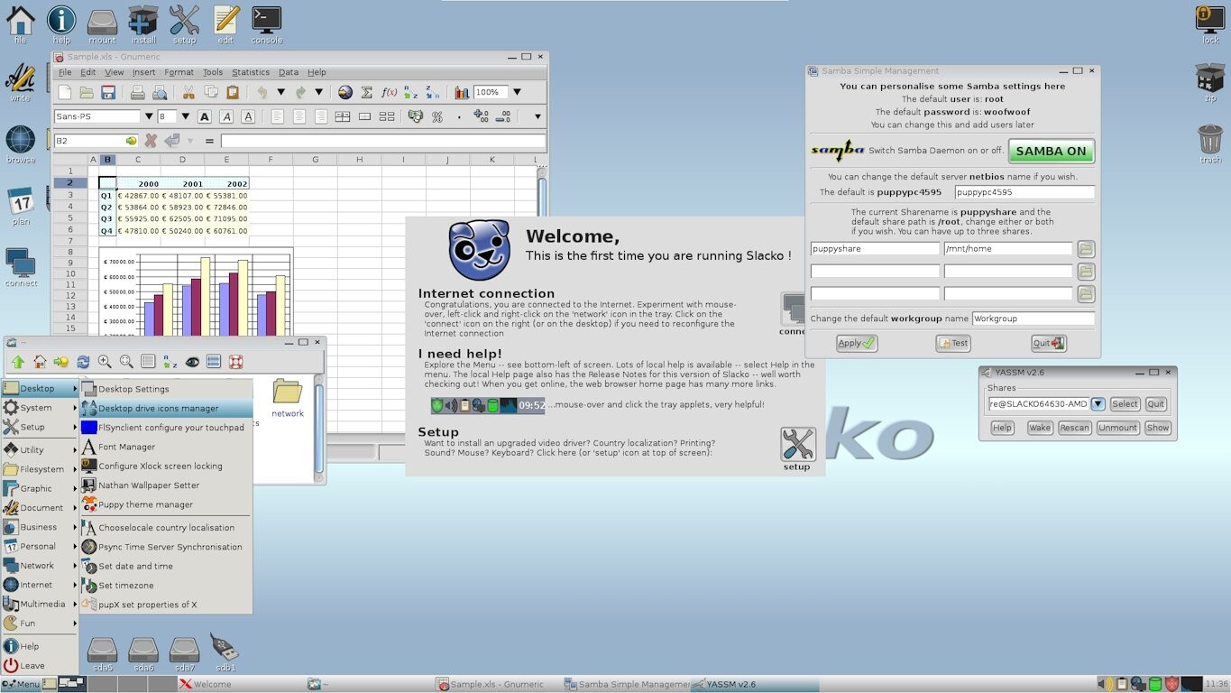 PUPPY LINUX OS ALL VER 64BIT USB/DVD, MAC/PC, DEBIAN UBUNTU SLACKWARE VOID BASE